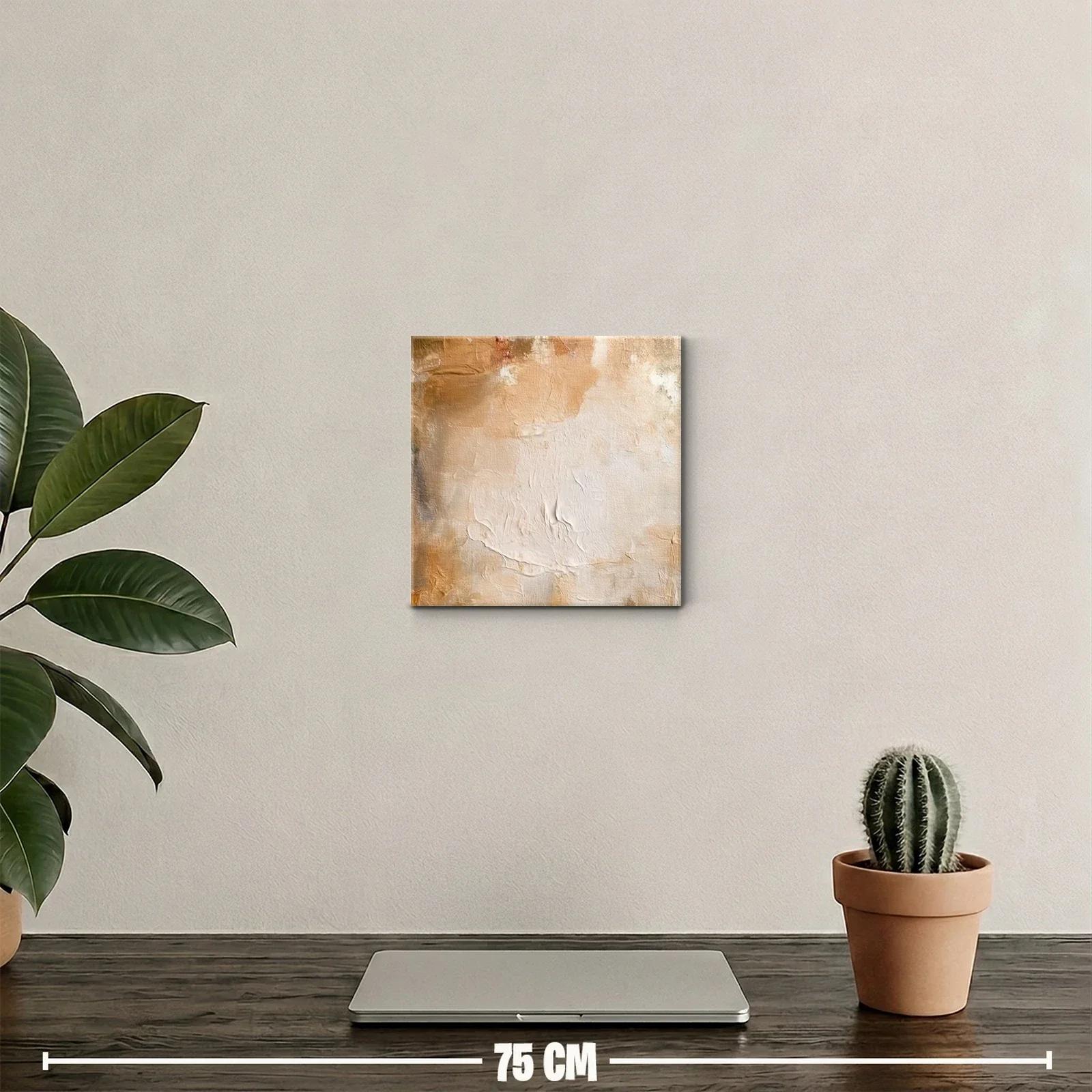 Composición abstracta en tonos cálidos y neutros — miniatura 2