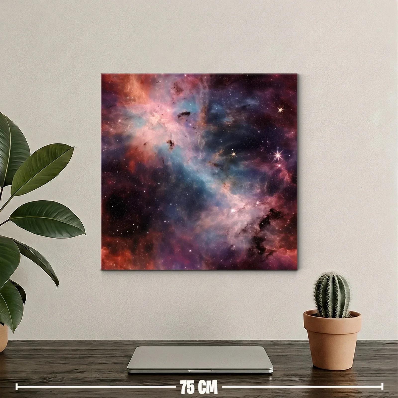 Cielo Cósmico con Nebulosas y Estrellas Brillantes — miniatura 2