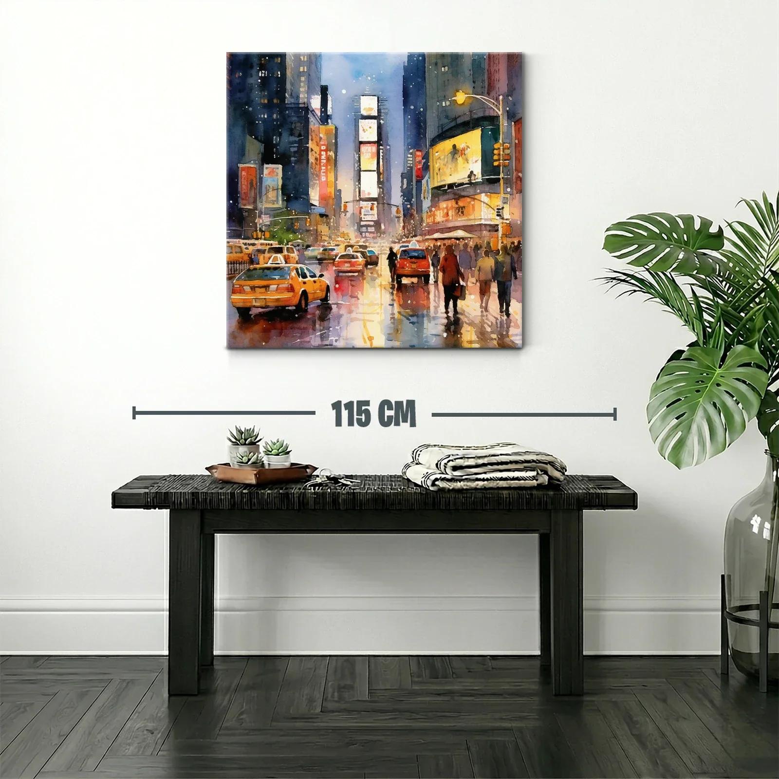 Atardecer en la ciudad con luces y movimiento urbano — miniatura 2
