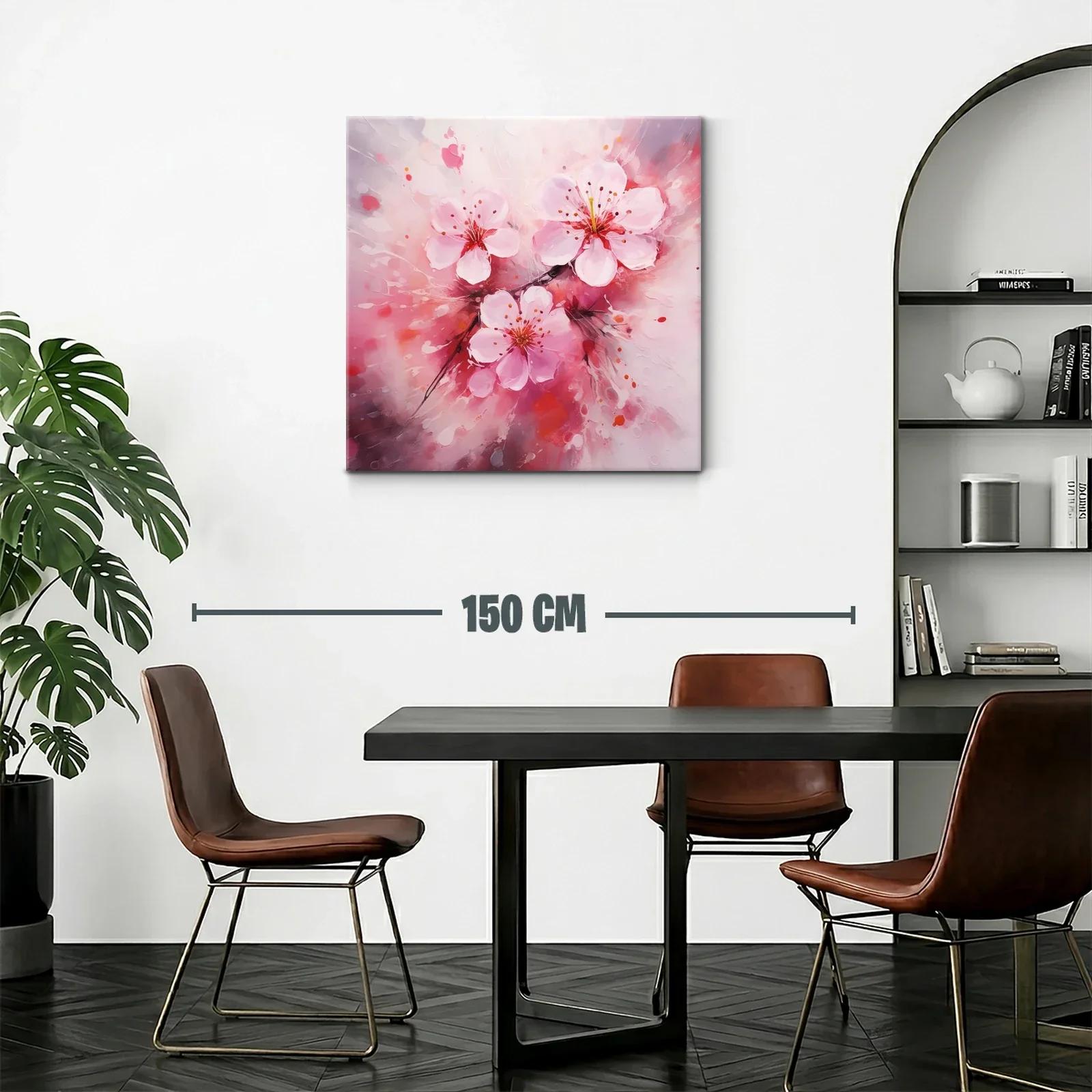 Flores delicadas en tonos rosas y rojos vibrantes — miniatura 2
