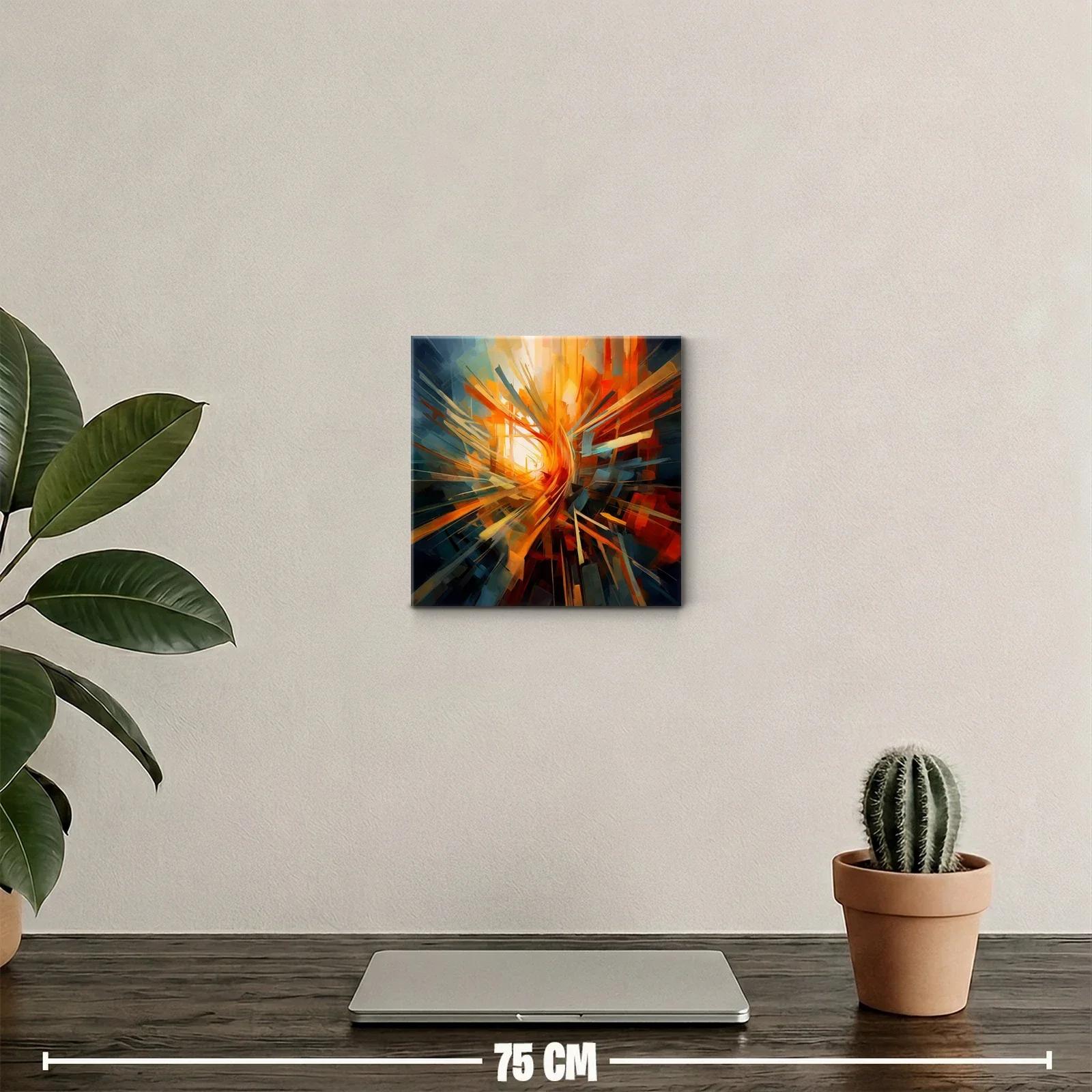 Explosión de color en composición abstracta vibrante — miniatura 2