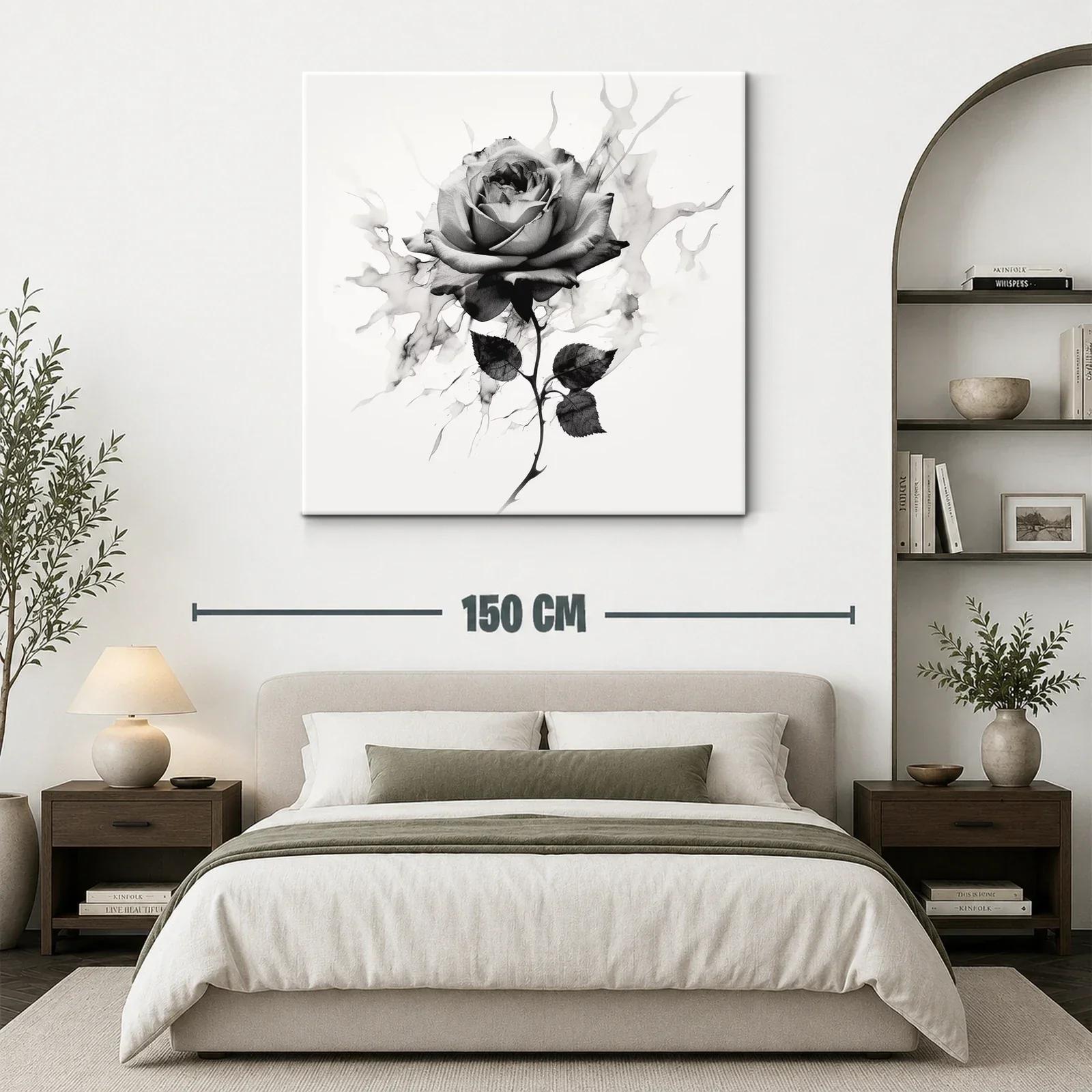 Elegancia atemporal de rosa en monocromo sutil — miniatura 3