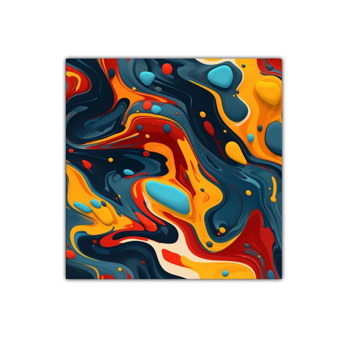 Explosión de color con formas fluidas y vibrantes — miniatura 1