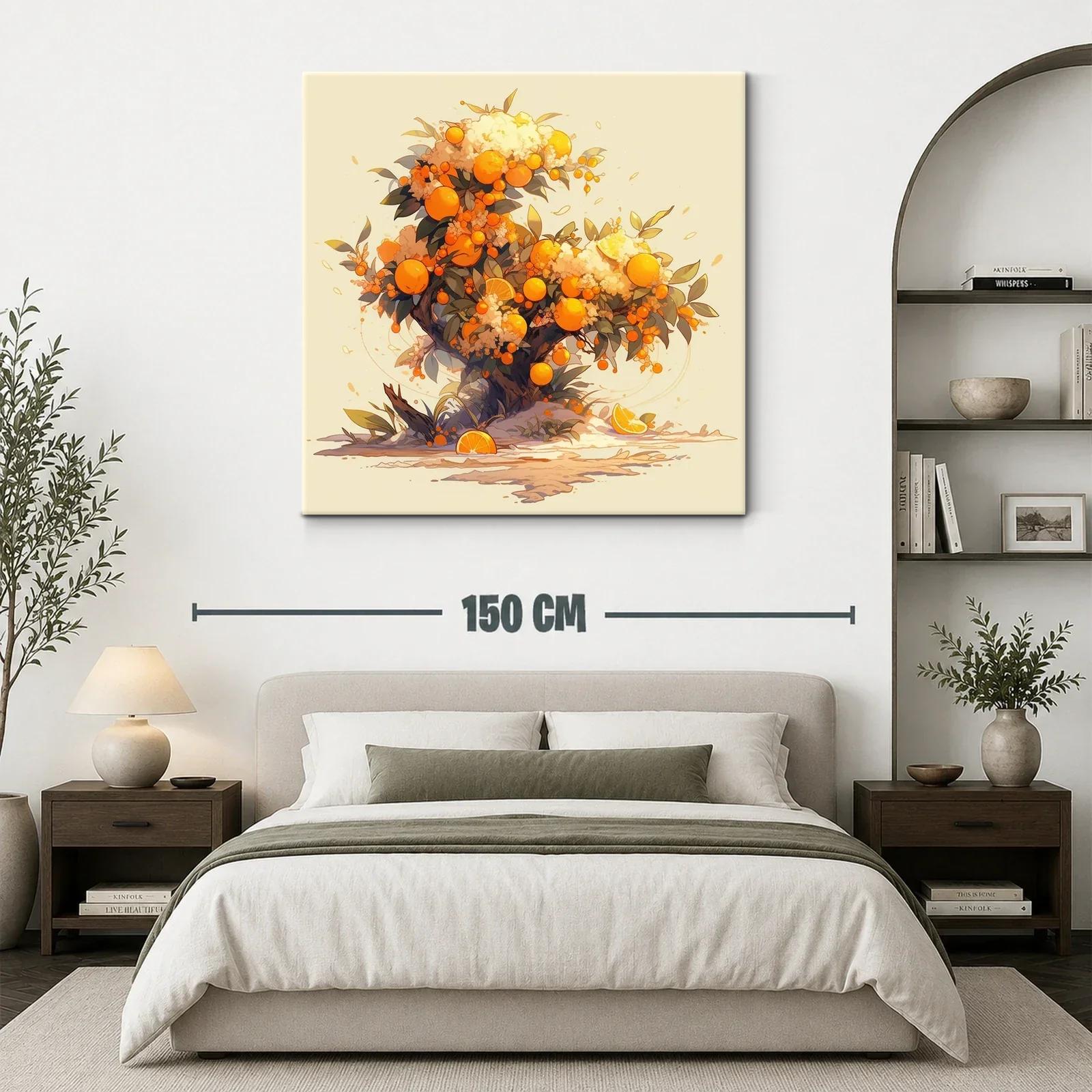 Árbol de naranjas vibrante y lleno de vida — miniatura 3