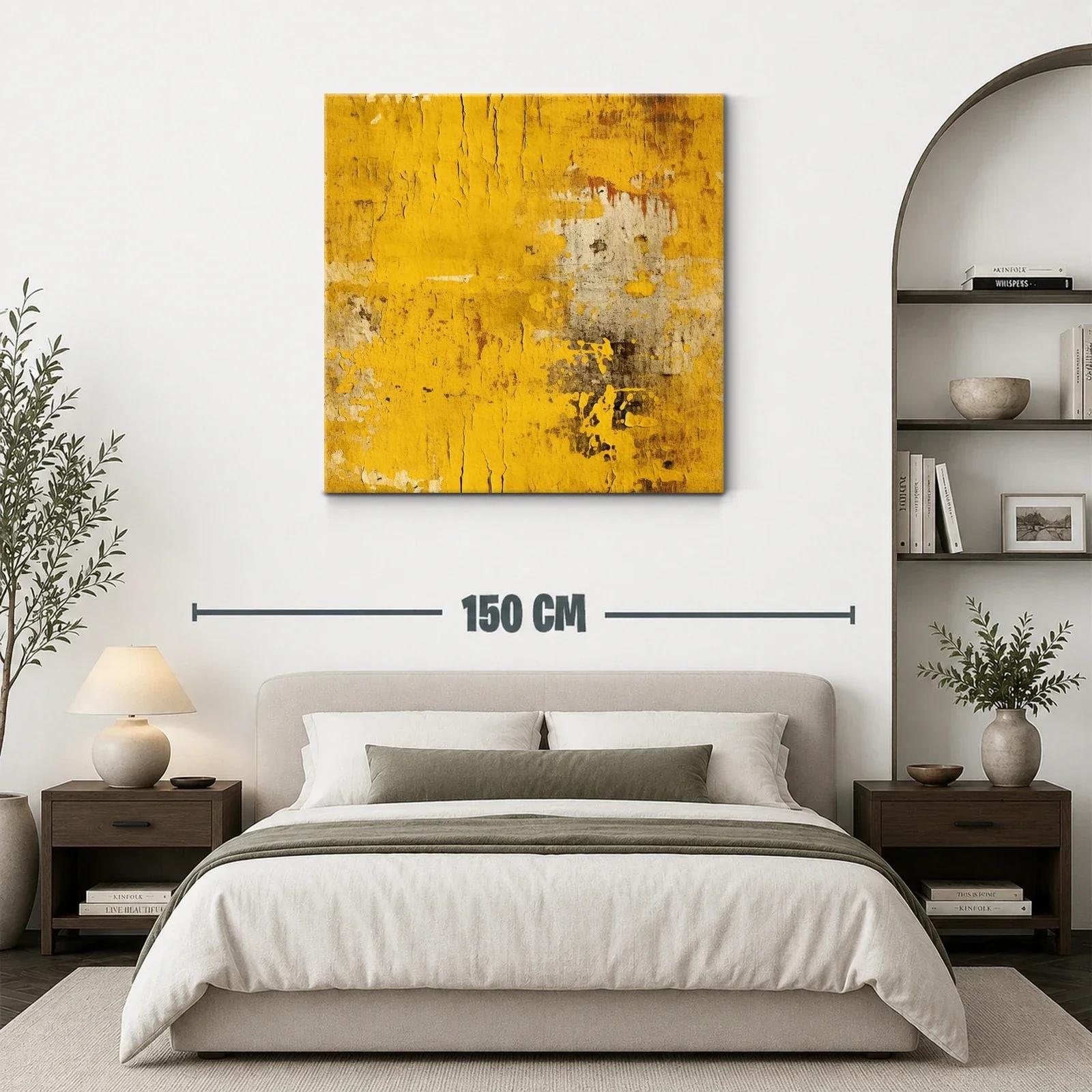 Texturas abstractas en tonos mostaza y óxido — miniatura 3