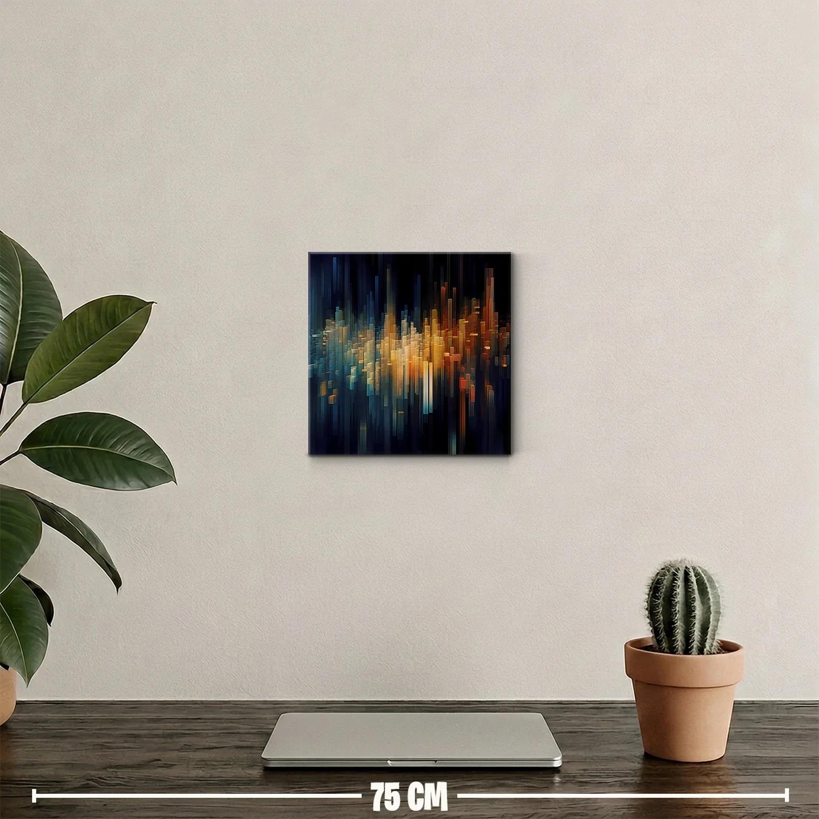 Cuadro Decorativo Arte Abstracto Luz y Sombras Moderno — miniatura 2