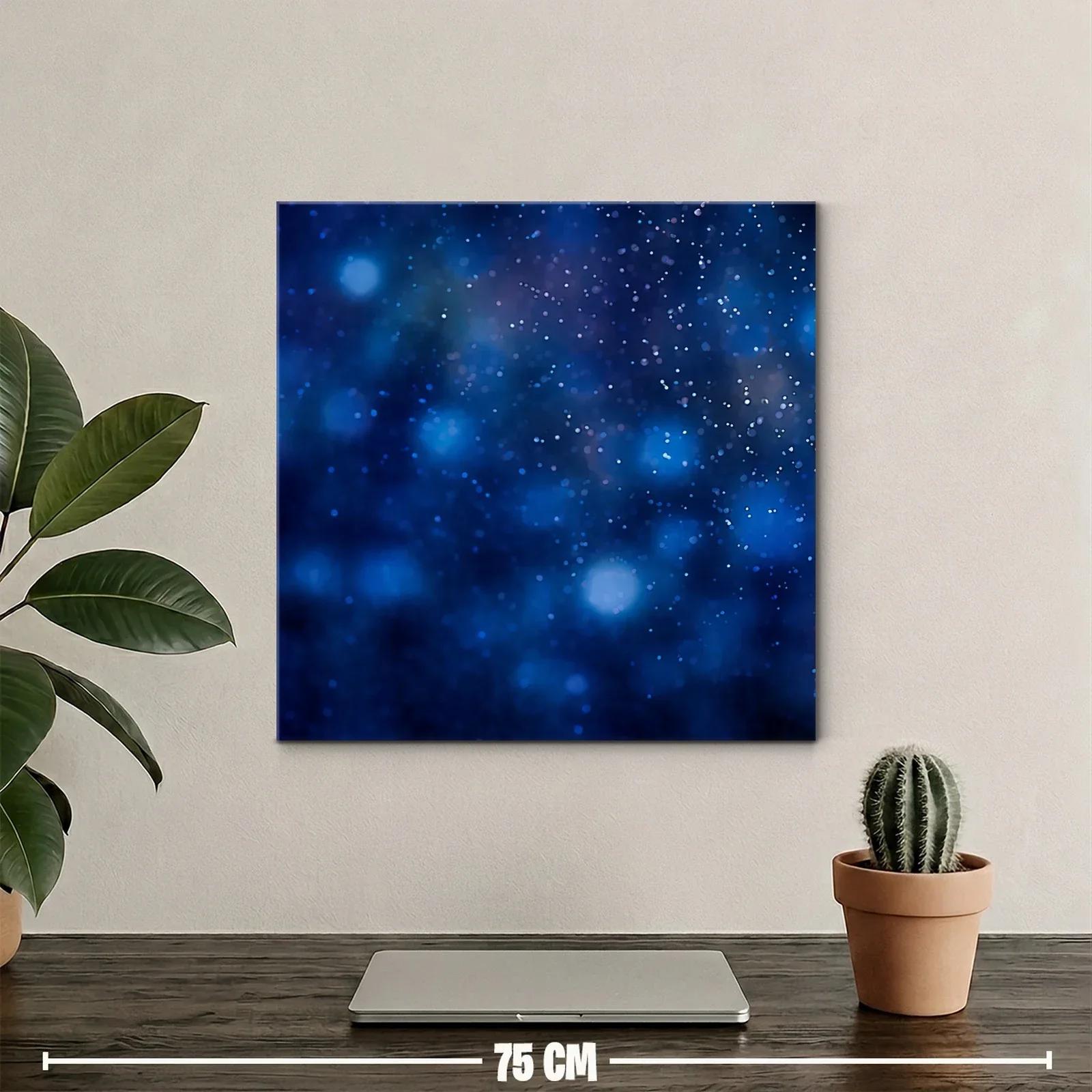 Abstracción cósmica en tonos azules brillantes — miniatura 2