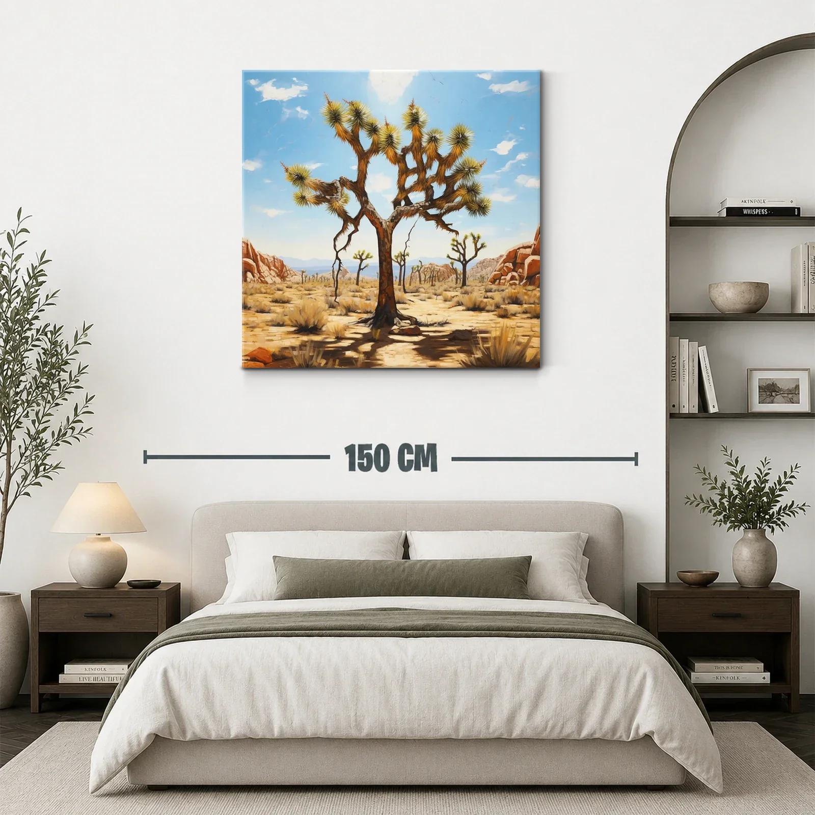 Paisaje desértico con árbol de aspecto singular — miniatura 3