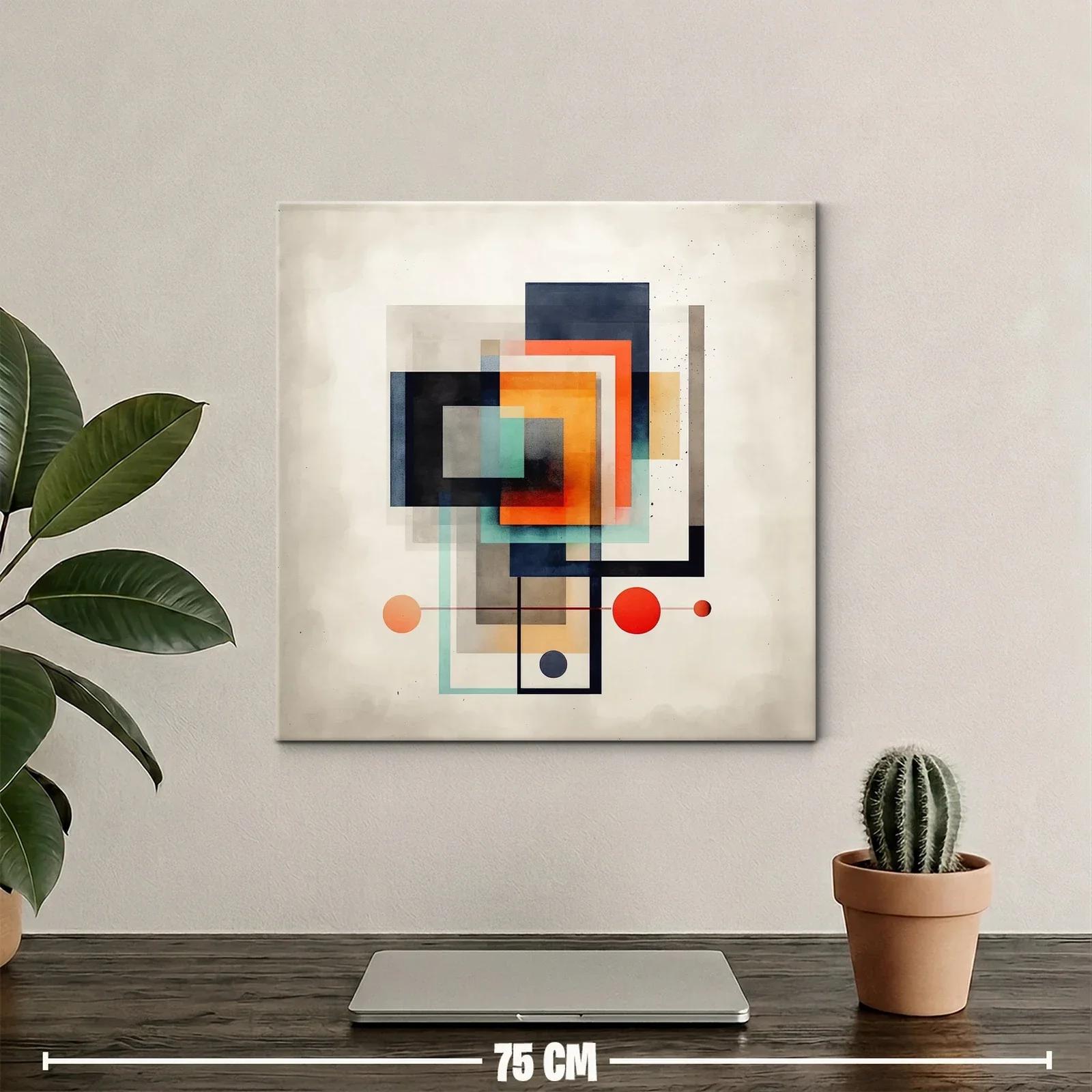 Composición abstracta con formas geométricas superpuestas — miniatura 2
