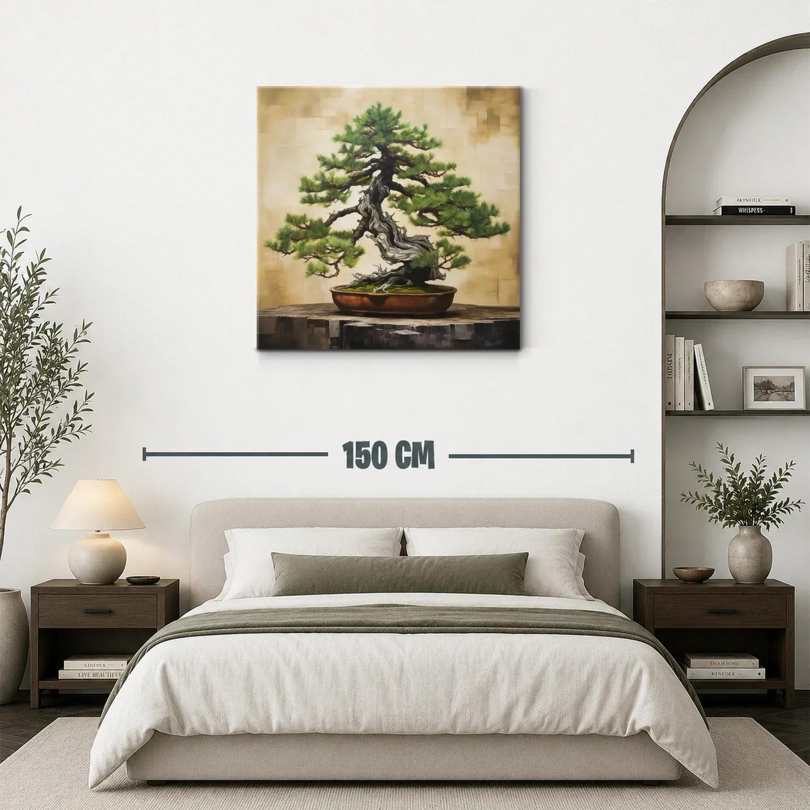 Bonsái Verde con Tronco Retorcido en Ambiente Natural — miniatura 3