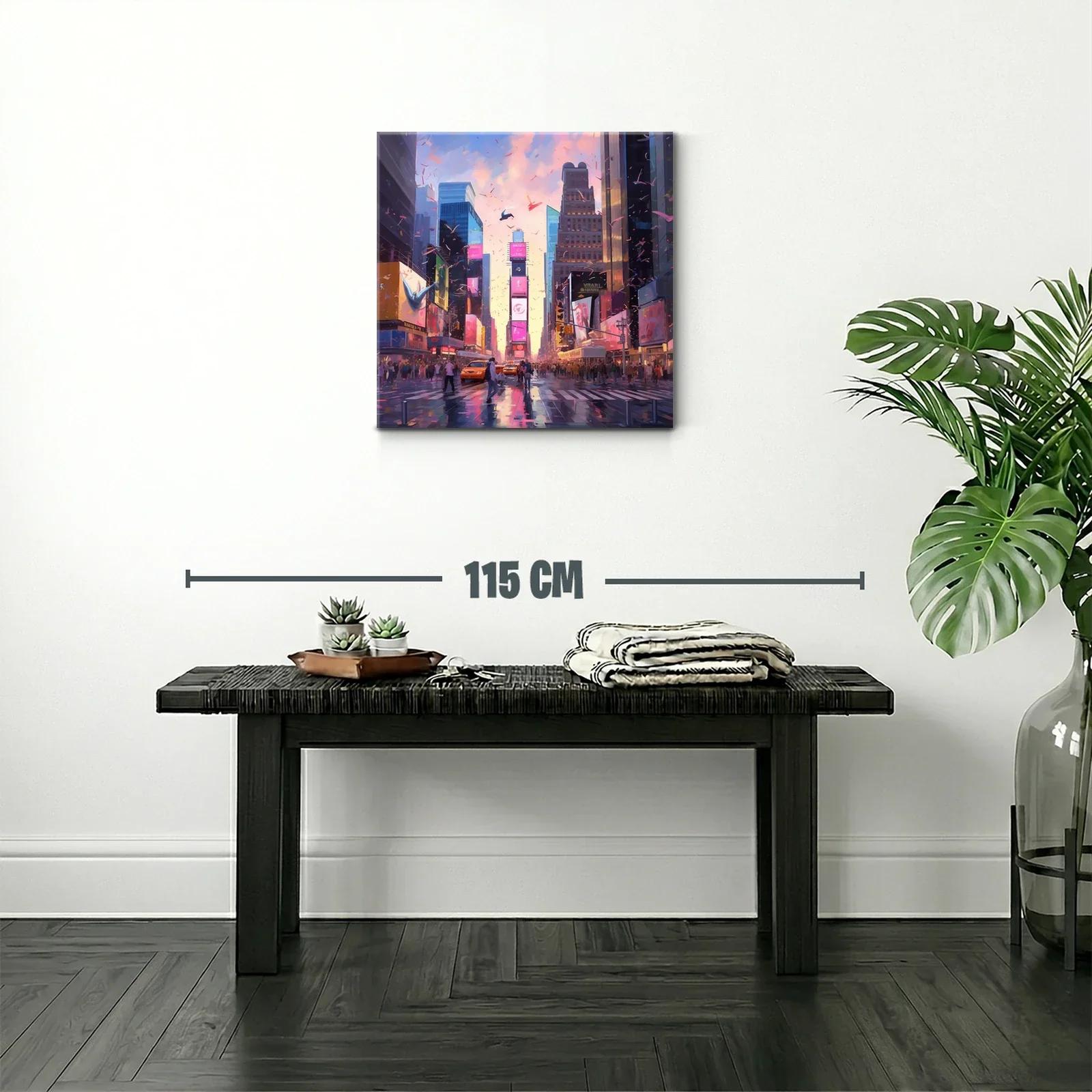 Atardecer vibrante en la ciudad con movimiento urbano — miniatura 2