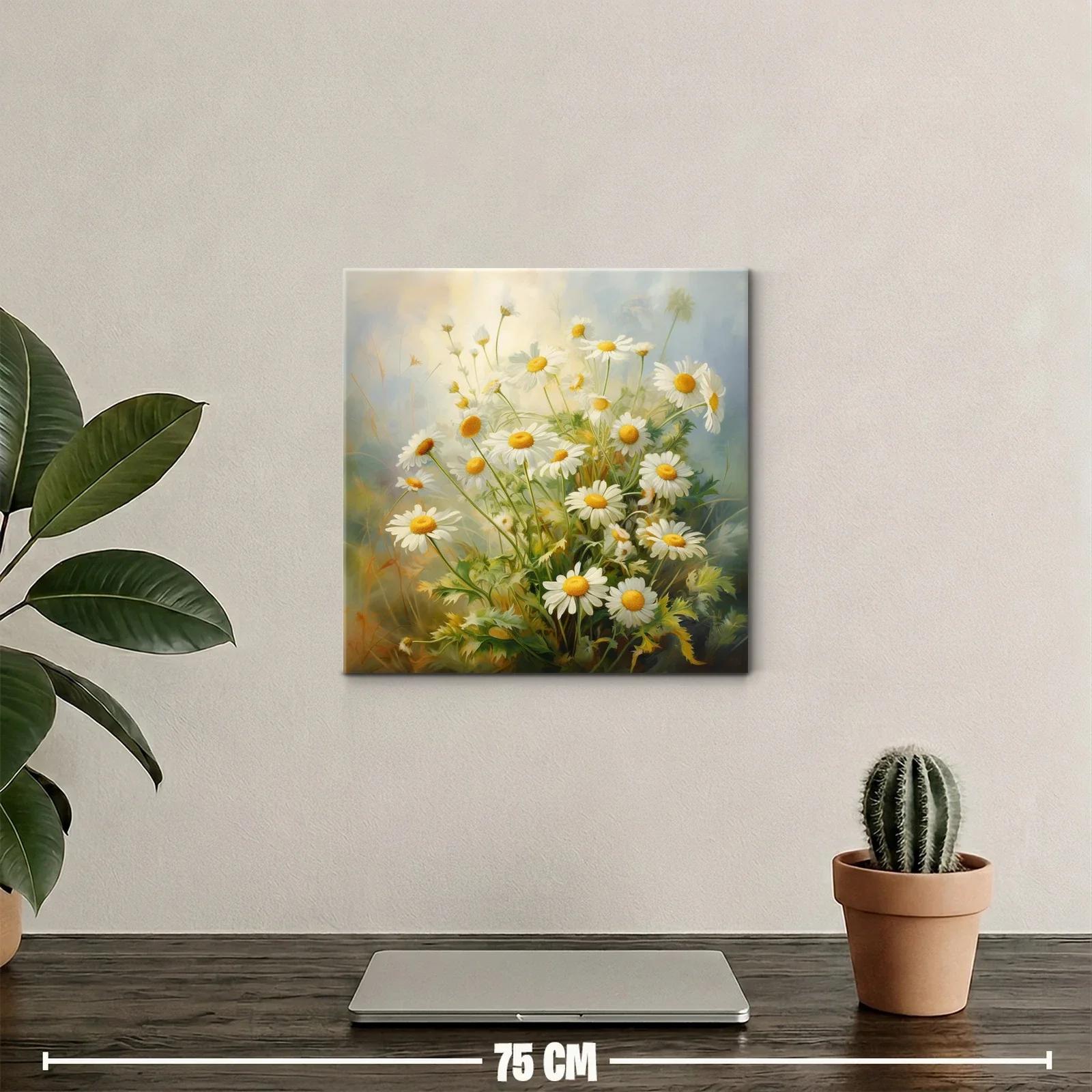 Ramo de margaritas en tonos suaves y luminosos — miniatura 2