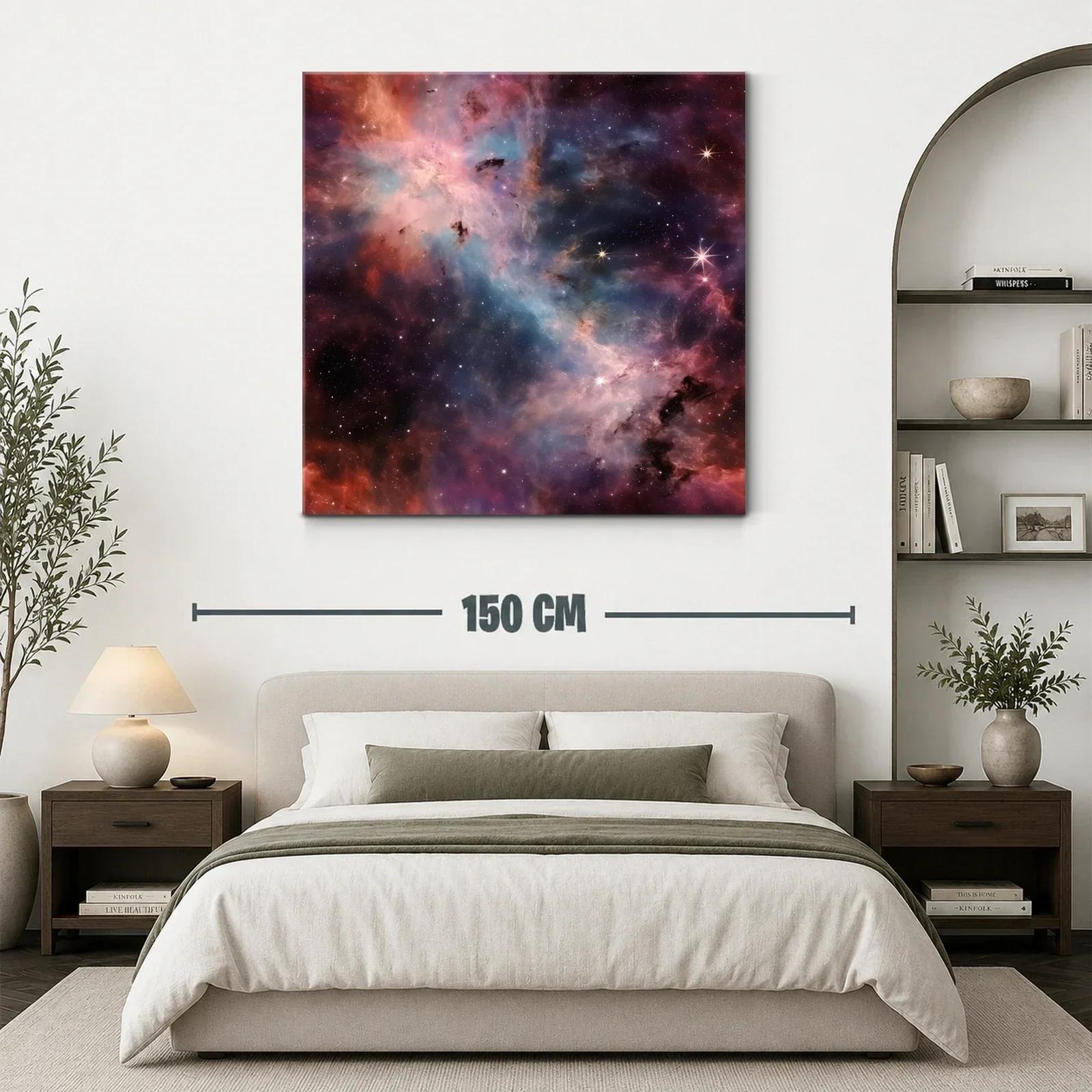 Cielo Cósmico con Nebulosas y Estrellas Brillantes — miniatura 3
