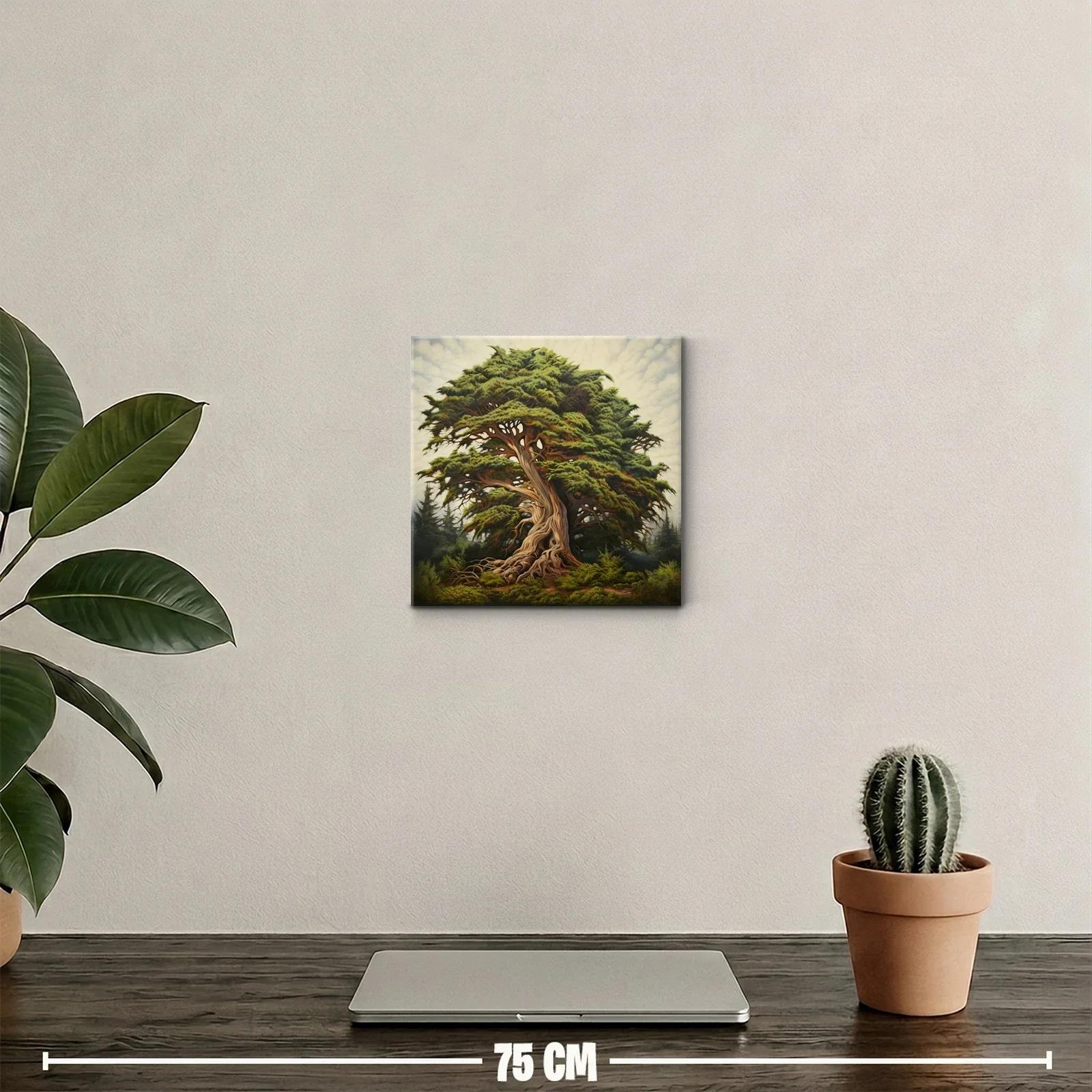 Majestuoso Árbol Antiguo en Paisaje Natural — miniatura 2