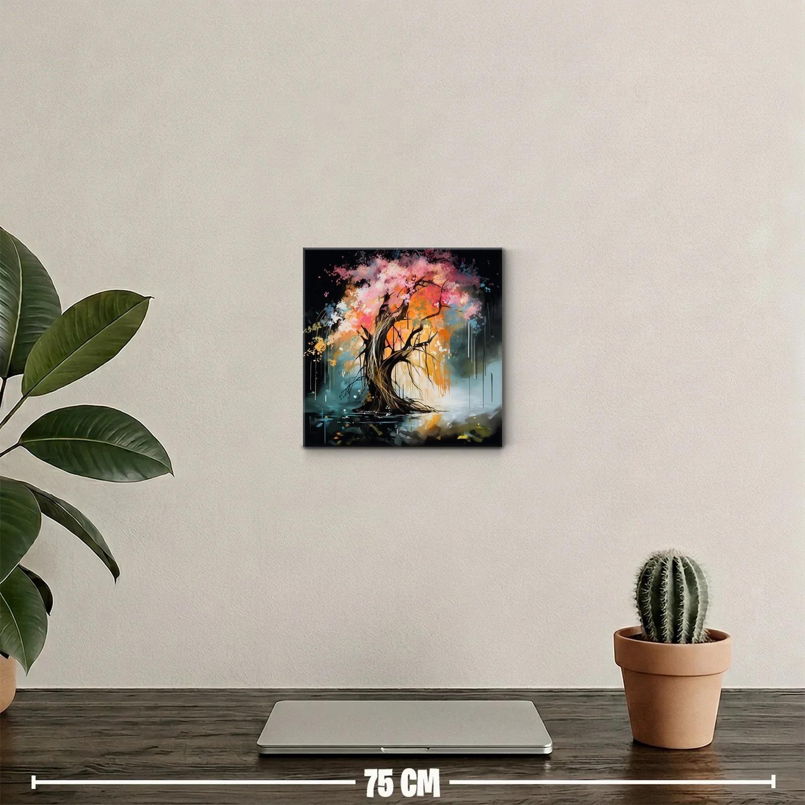 Árbol mágico con colores vibrantes y atmósfera onírica — miniatura 2