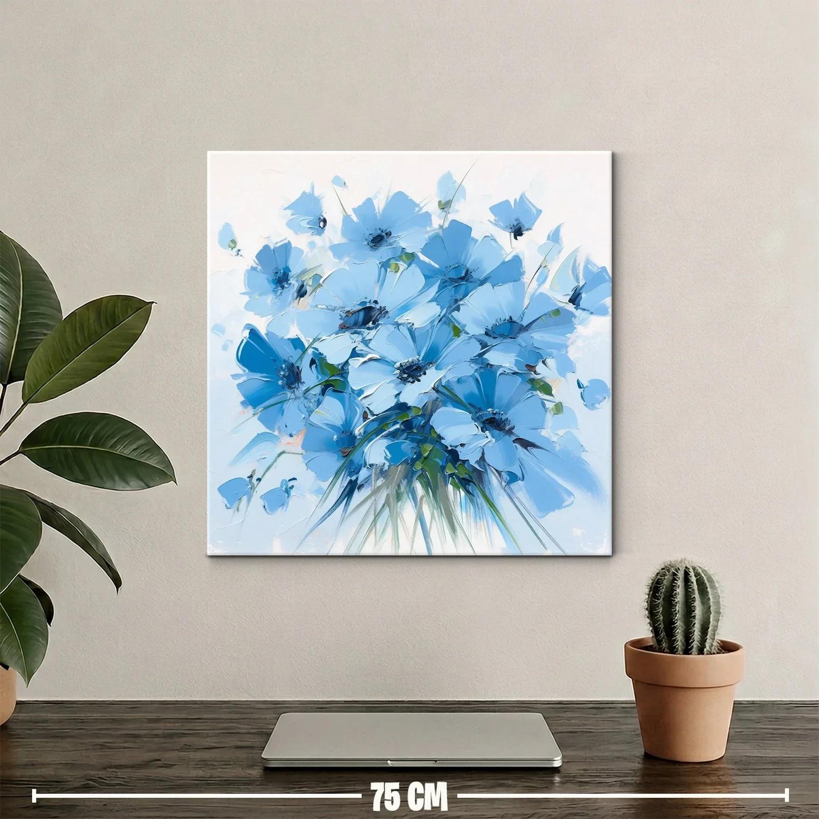 Ramo de flores azules para un espacio sereno y elegante — miniatura 2