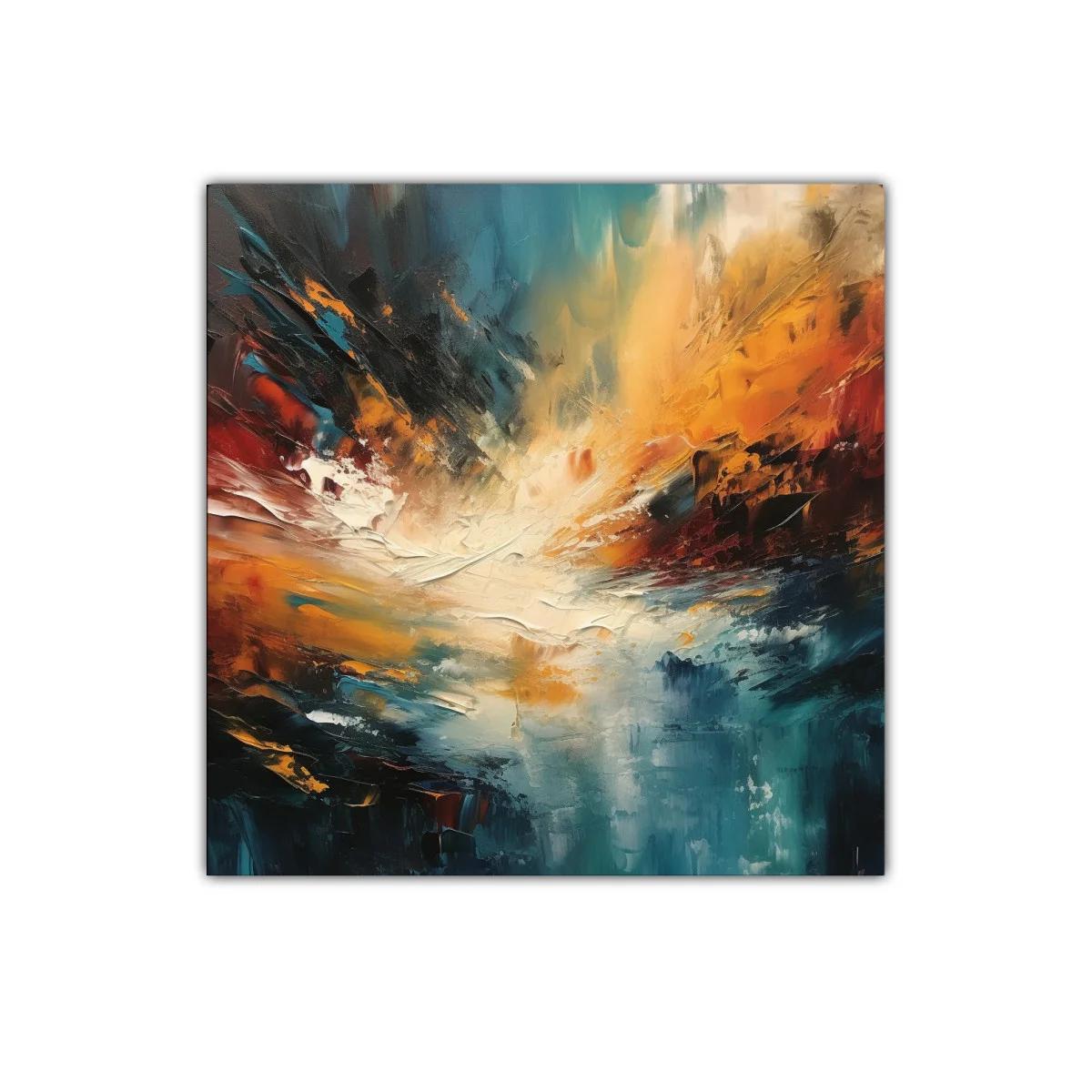 Arte abstracto con explosión de luz y color vibrante — miniatura 1