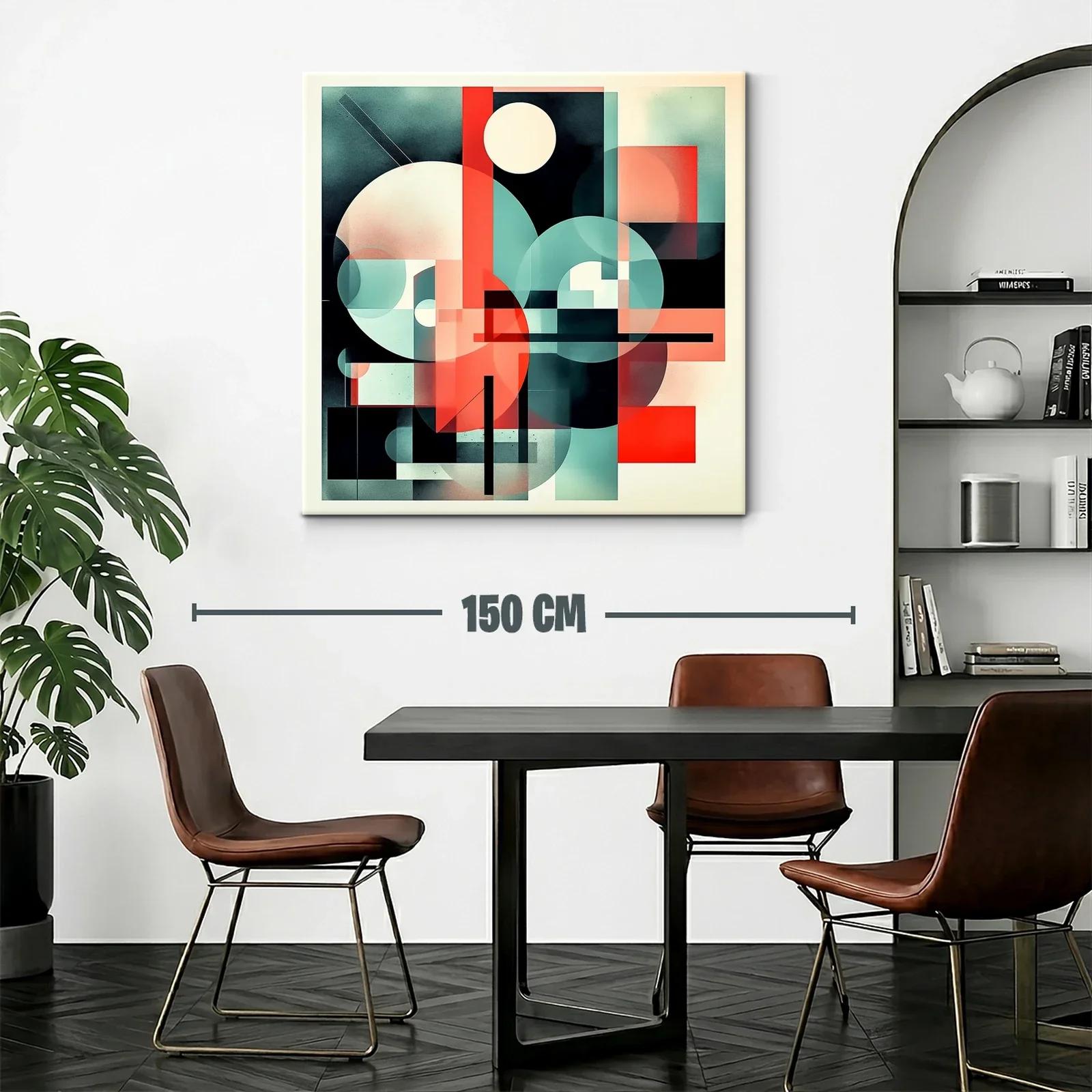 Composición geométrica vibrante con contrastes intensos — miniatura 2