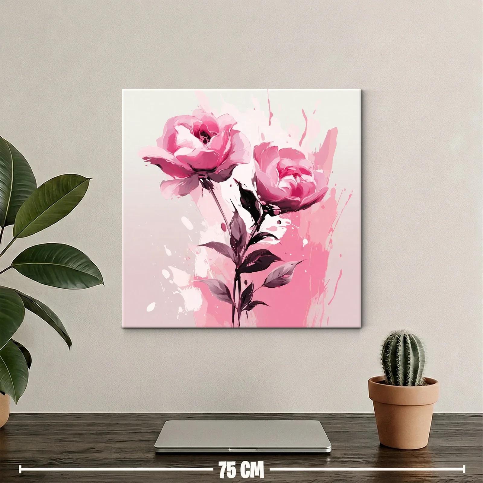 Elegancia floral con rosas en tonos rosas vibrantes — miniatura 2
