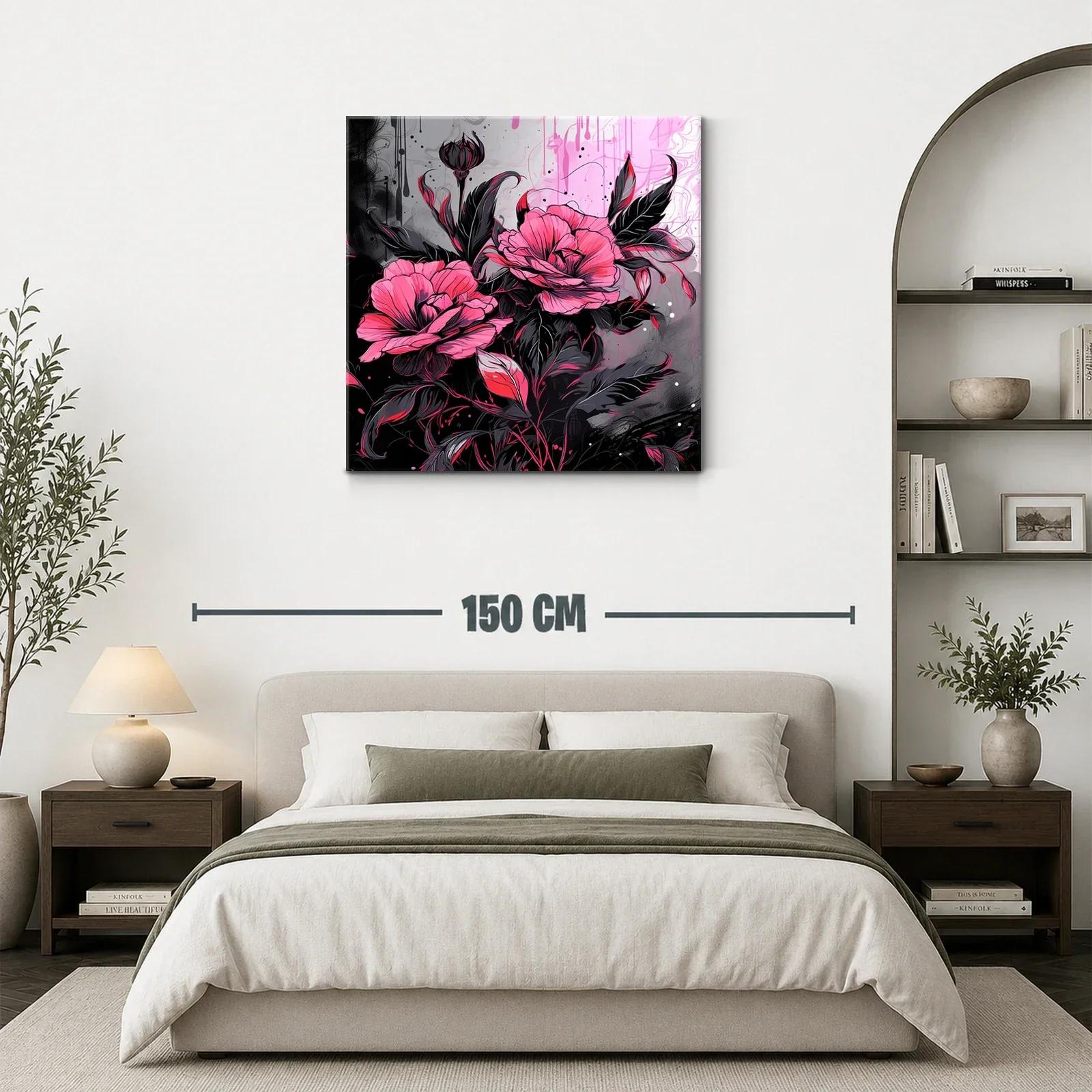 Flores vibrantes con contrastes intensos y elegancia moderna — miniatura 3