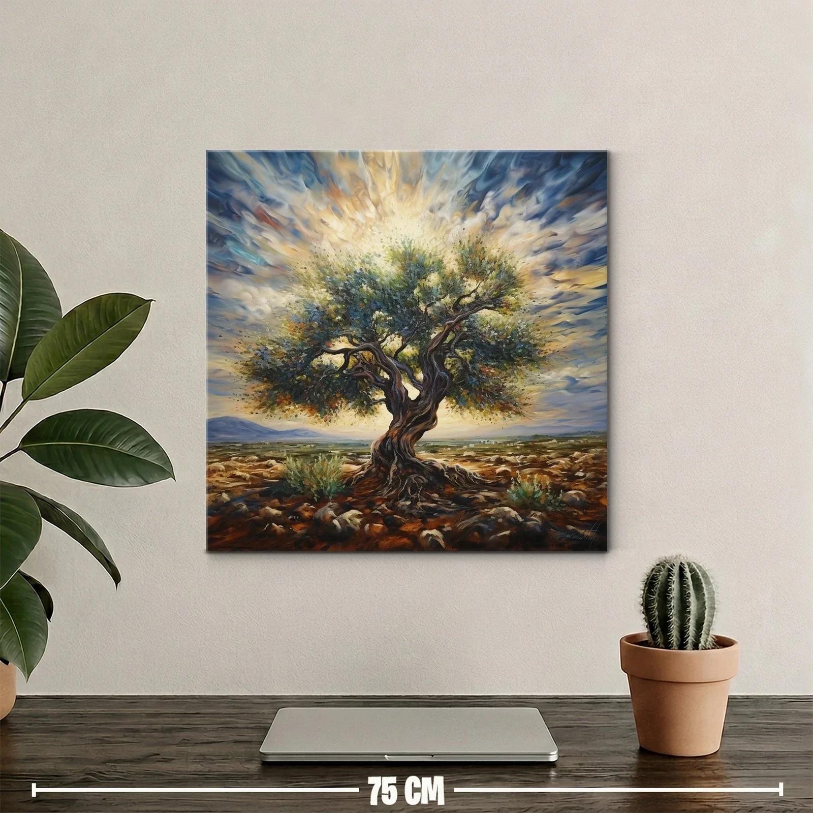 Árbol de vida con luz radiante en paisaje sereno — miniatura 2