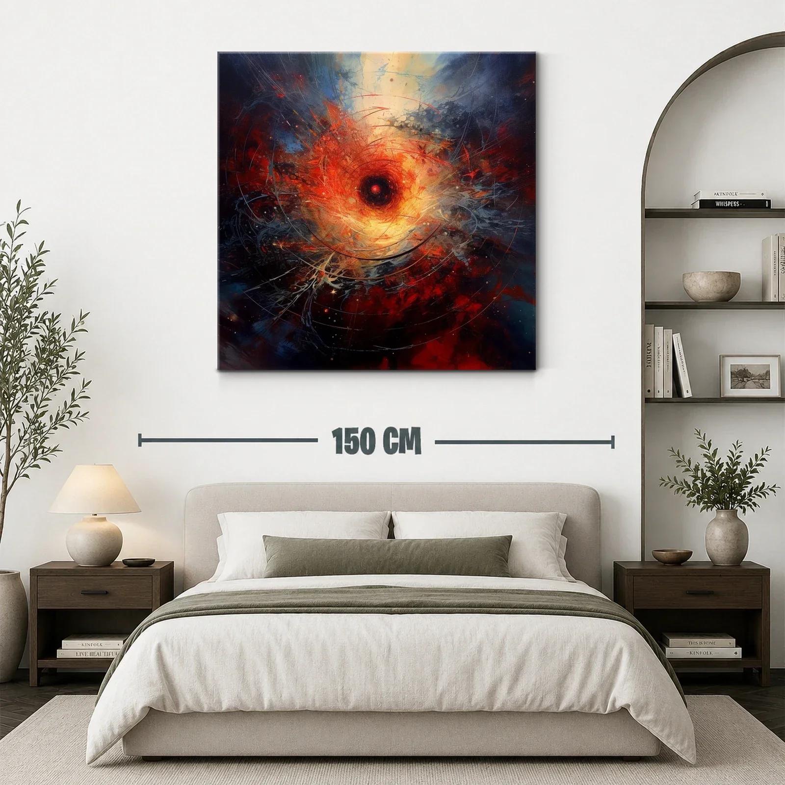 Explosión Cósmica con Tonos Intensos y Vibrantes — miniatura 3