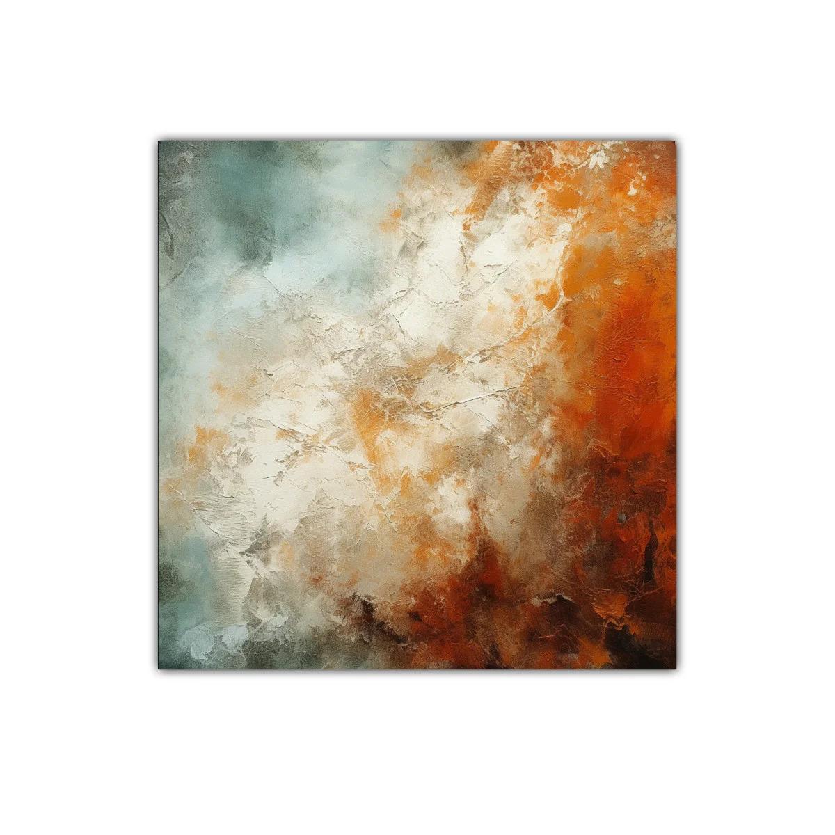 Composición abstracta con tonos cálidos y neutros — imagen principal
