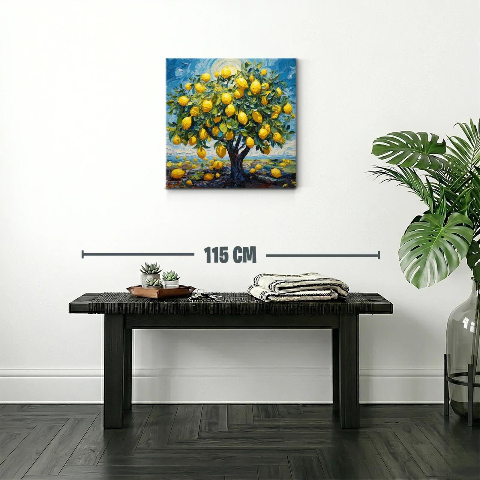 Árbol de limones vibrantes bajo un sol radiante — miniatura 2