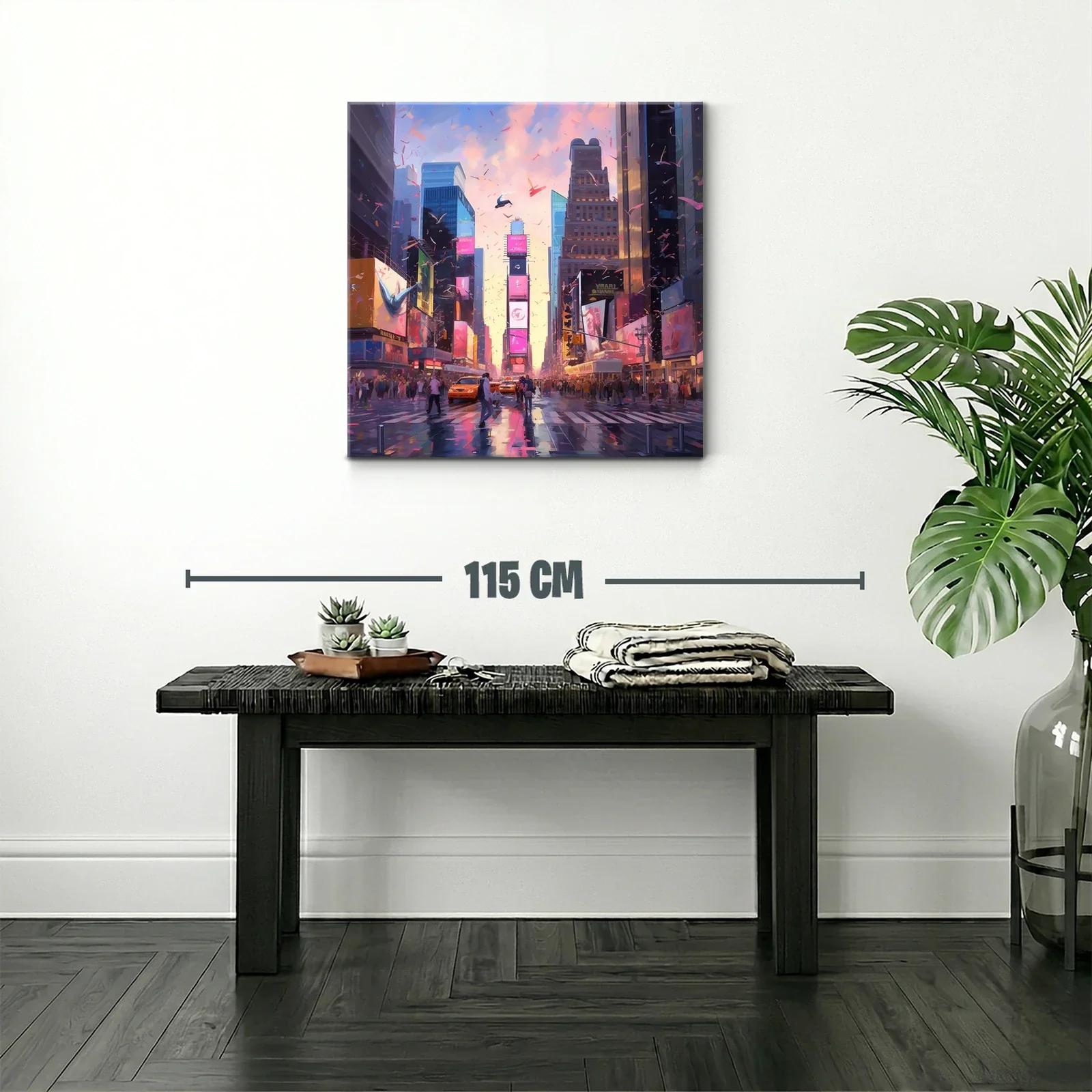 Atardecer vibrante en la ciudad con movimiento urbano — miniatura 2