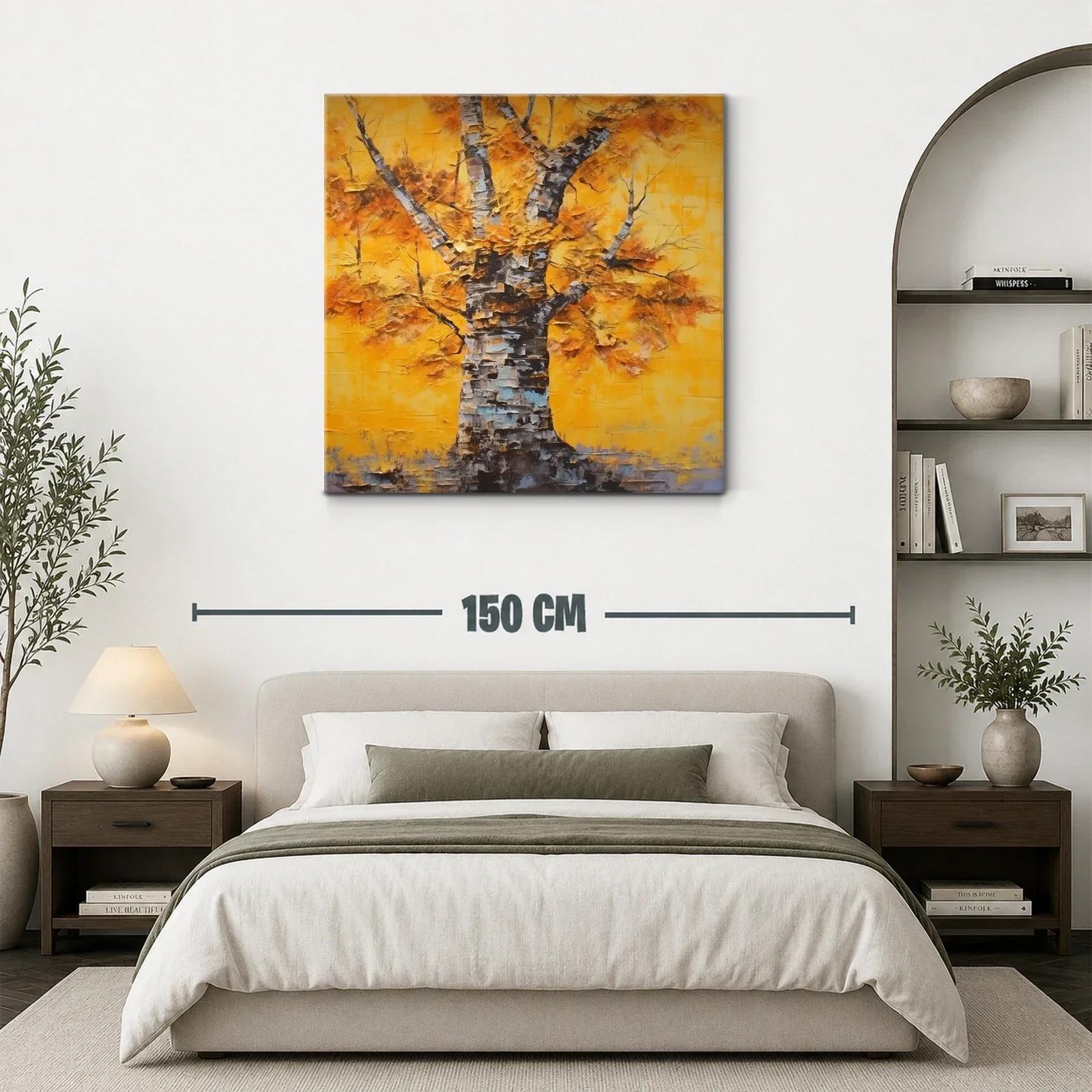 Árbol de otoño con tonos cálidos y vibrantes — miniatura 3