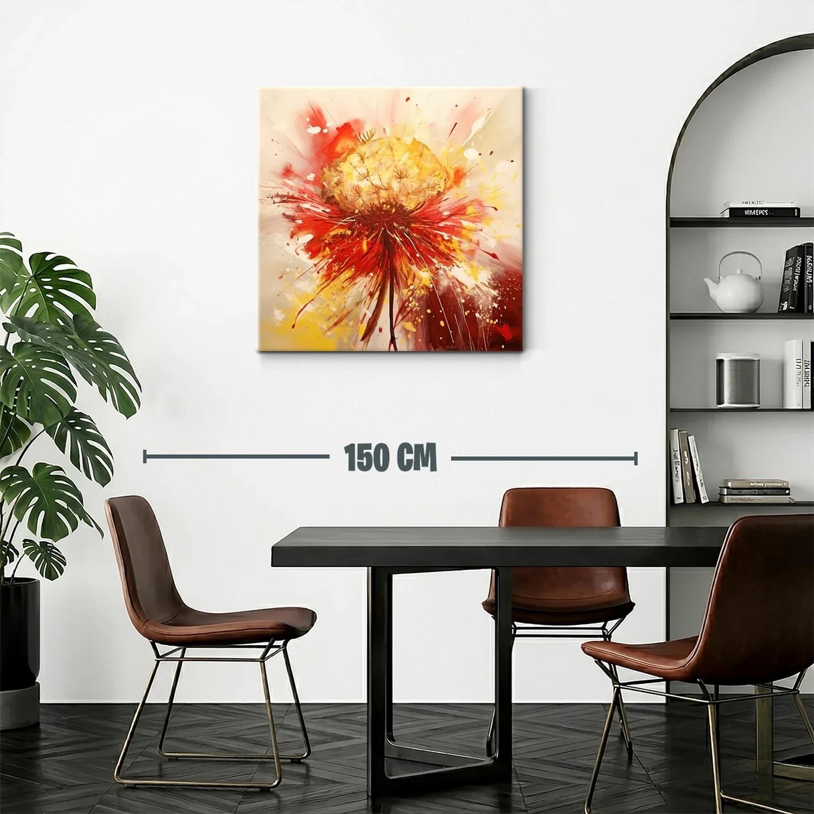 Exuberante explosión floral en tonos cálidos y vibrantes — miniatura 2
