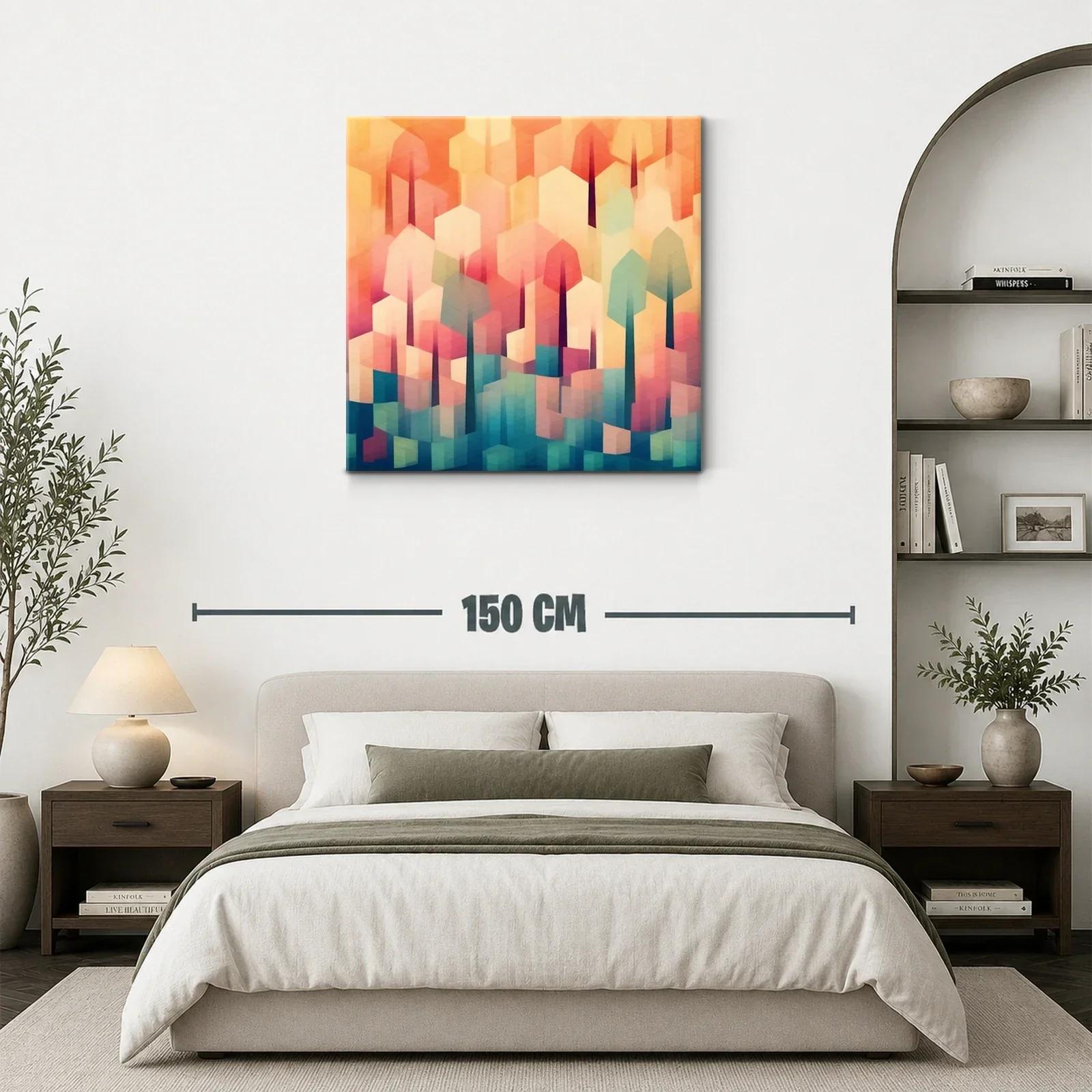 Abstracto juego de luces con formas geométricas vibrantes — miniatura 3