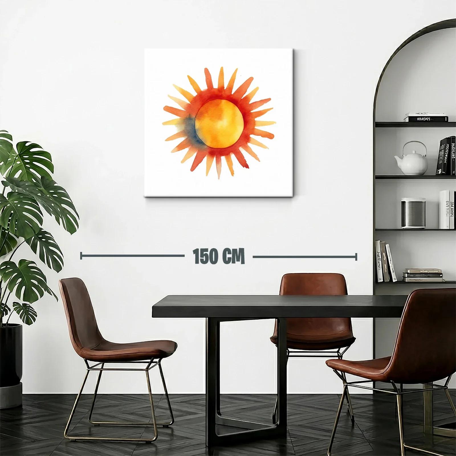 Sol vibrante en tonos cálidos para ambientes luminosos — miniatura 2