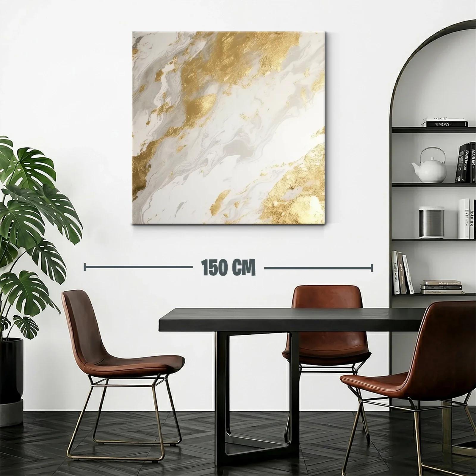 Arte abstracto con detalles en dorado para un estilo sofisticado — miniatura 2