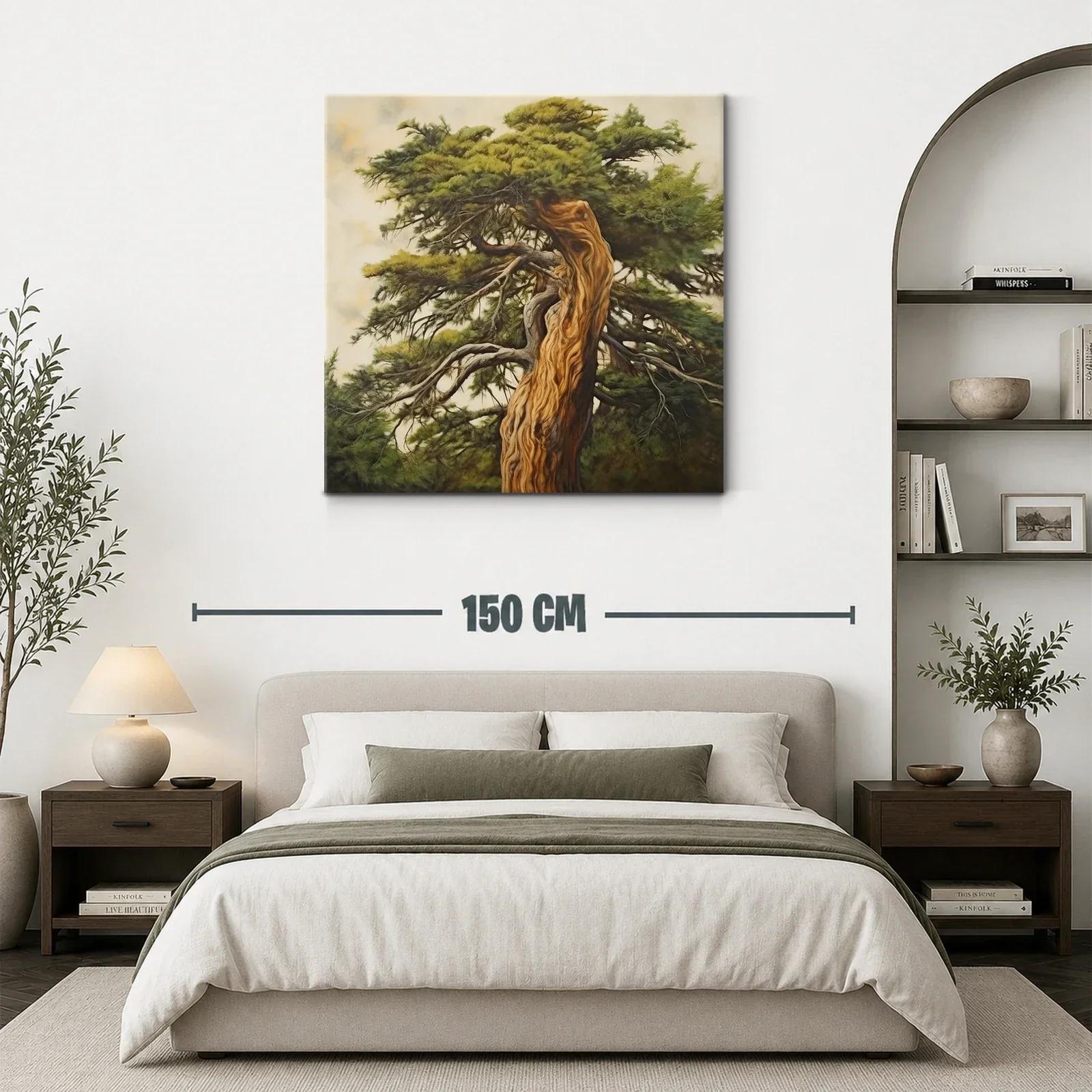 Imponente árbol centenario con texturas naturales y tonos tierra — miniatura 3