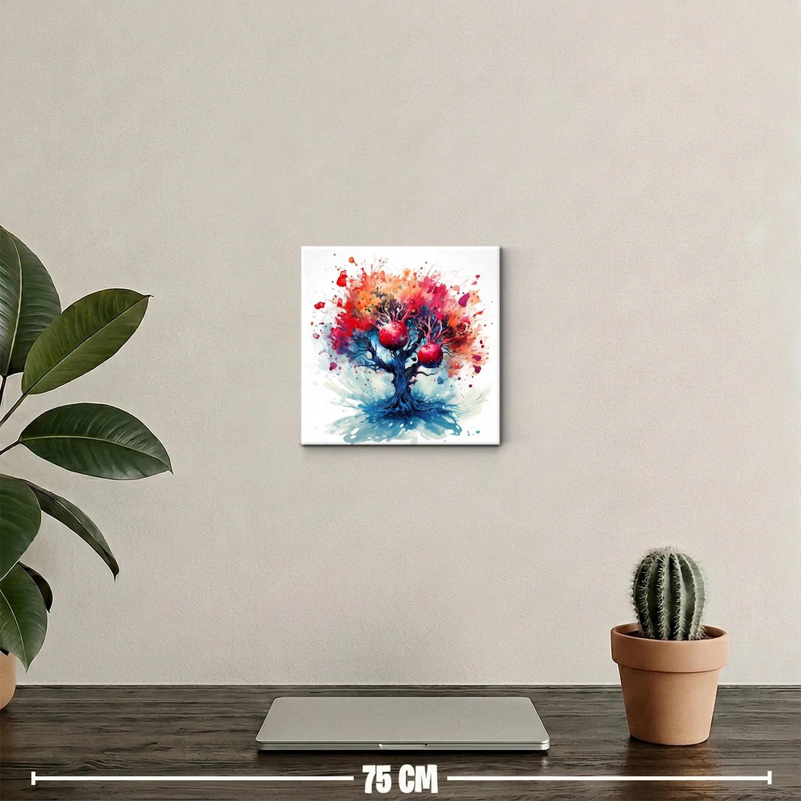 Árbol de granadas vibrante con explosión de color — miniatura 2