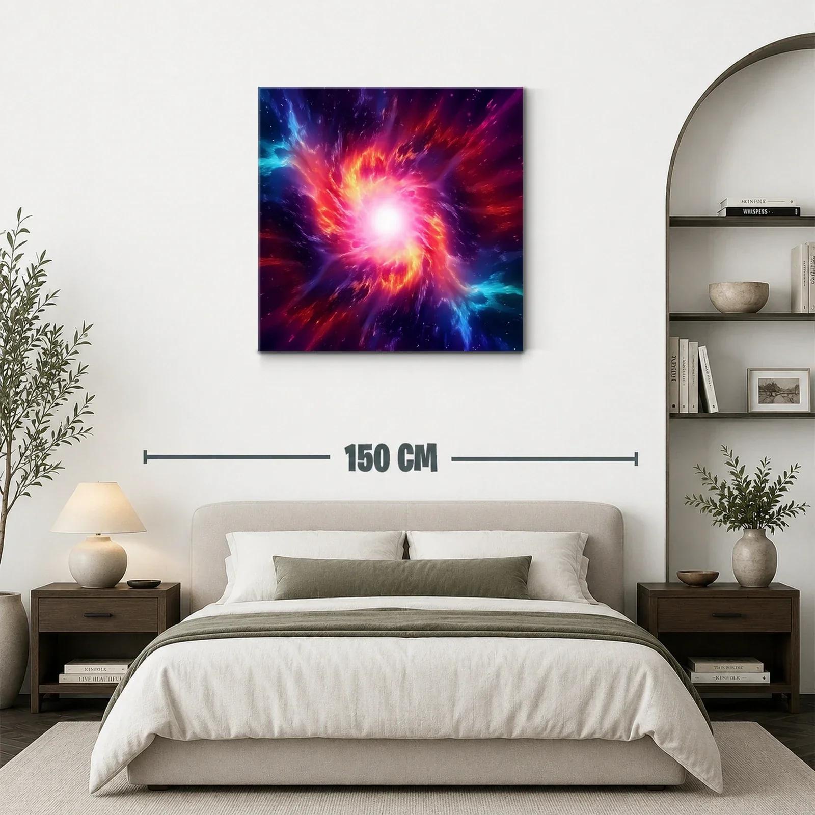 Impacto cósmico en tonos vibrantes y luminosos — miniatura 3