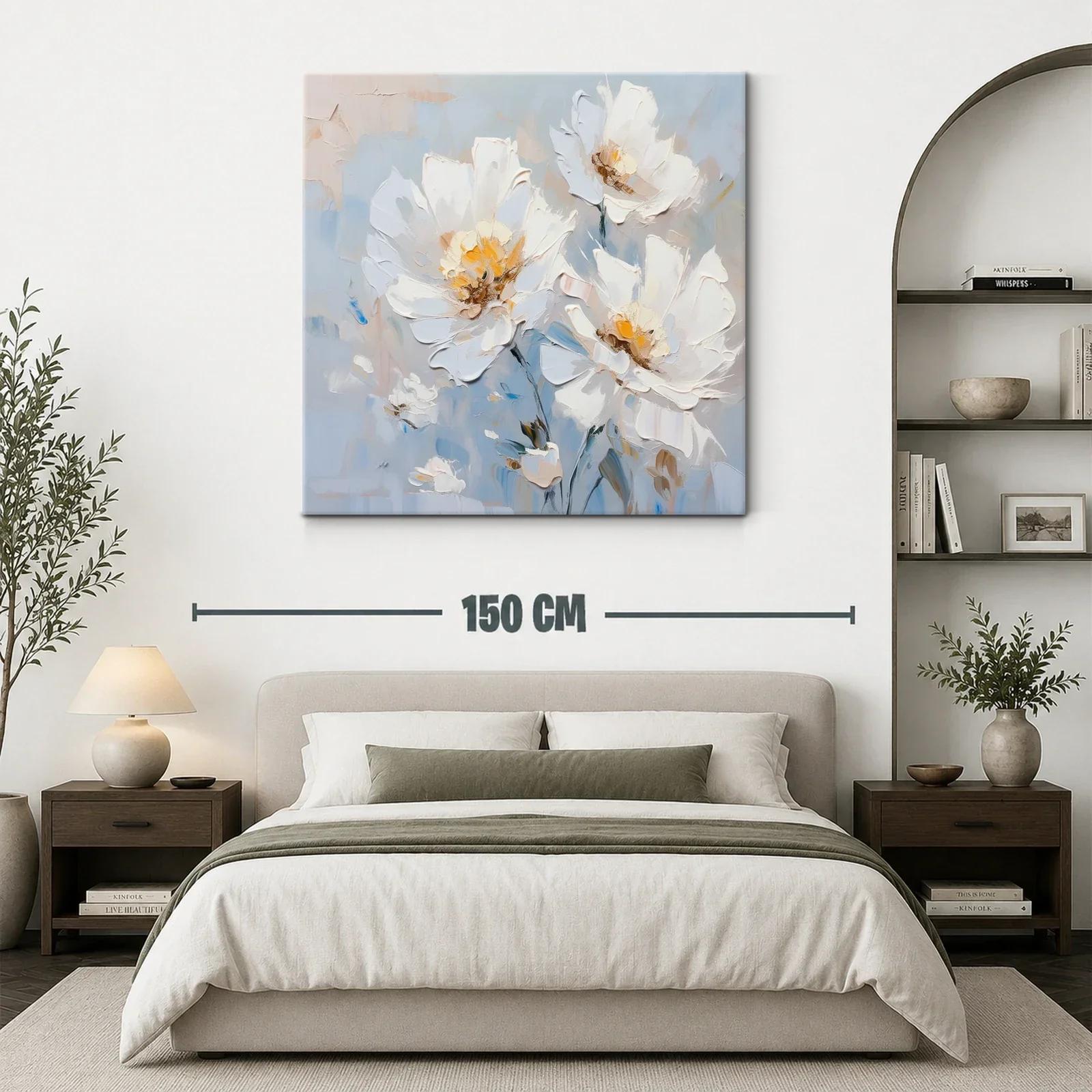 Cuadro floral con tonalidades suaves y elegantes — miniatura 3