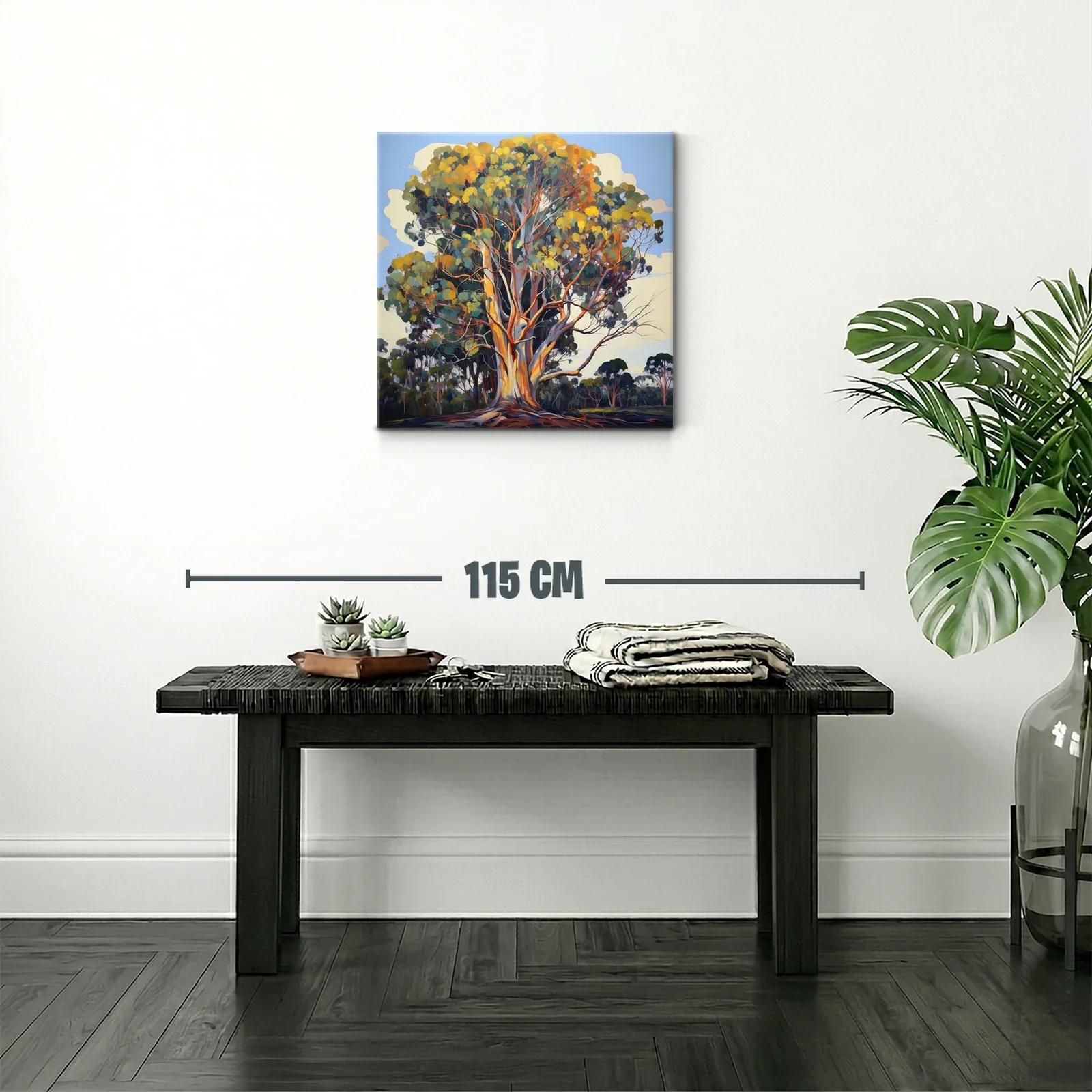 Árbol majestuoso con tonos cálidos y vibrantes — miniatura 2