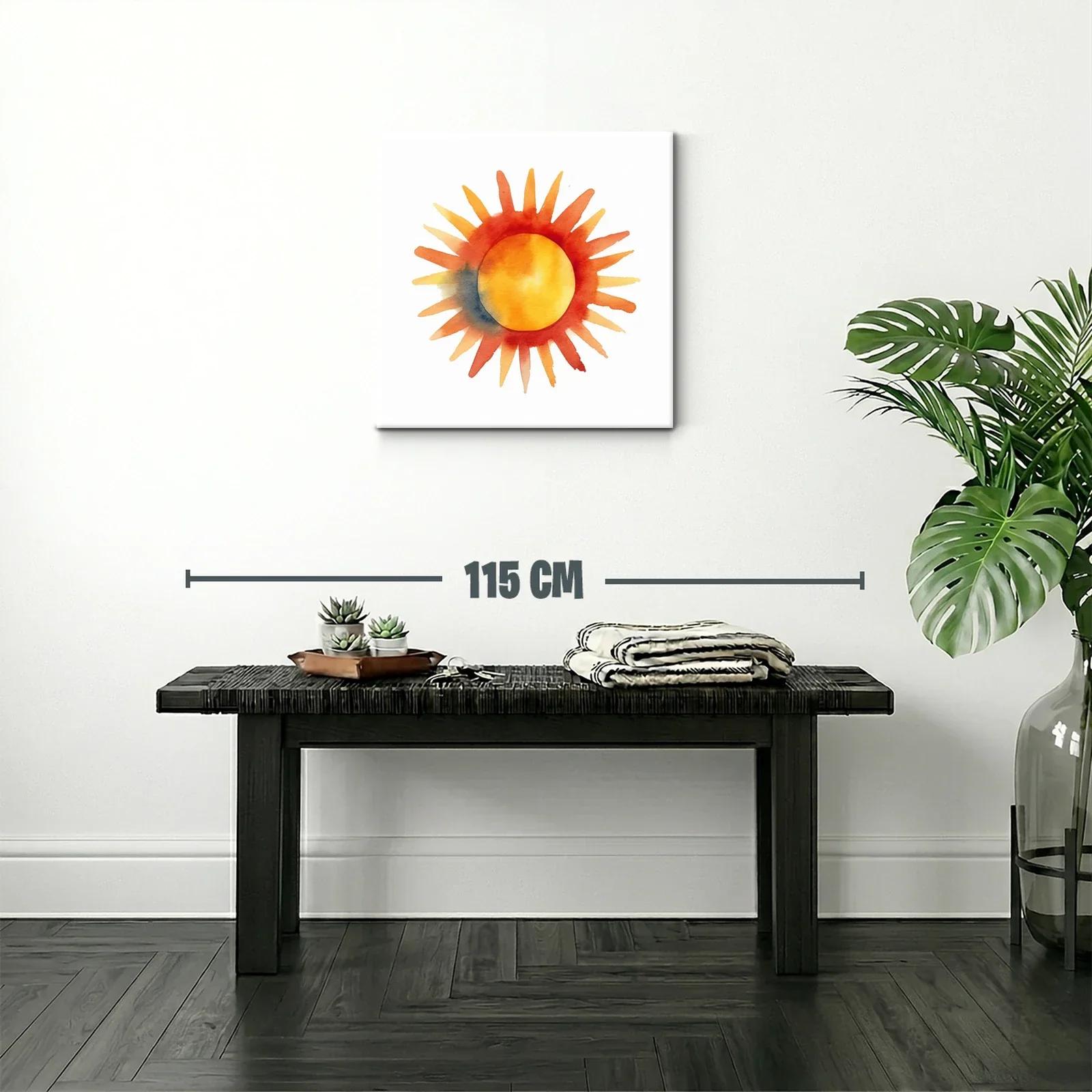 Sol vibrante en tonos cálidos para ambientes luminosos — miniatura 2