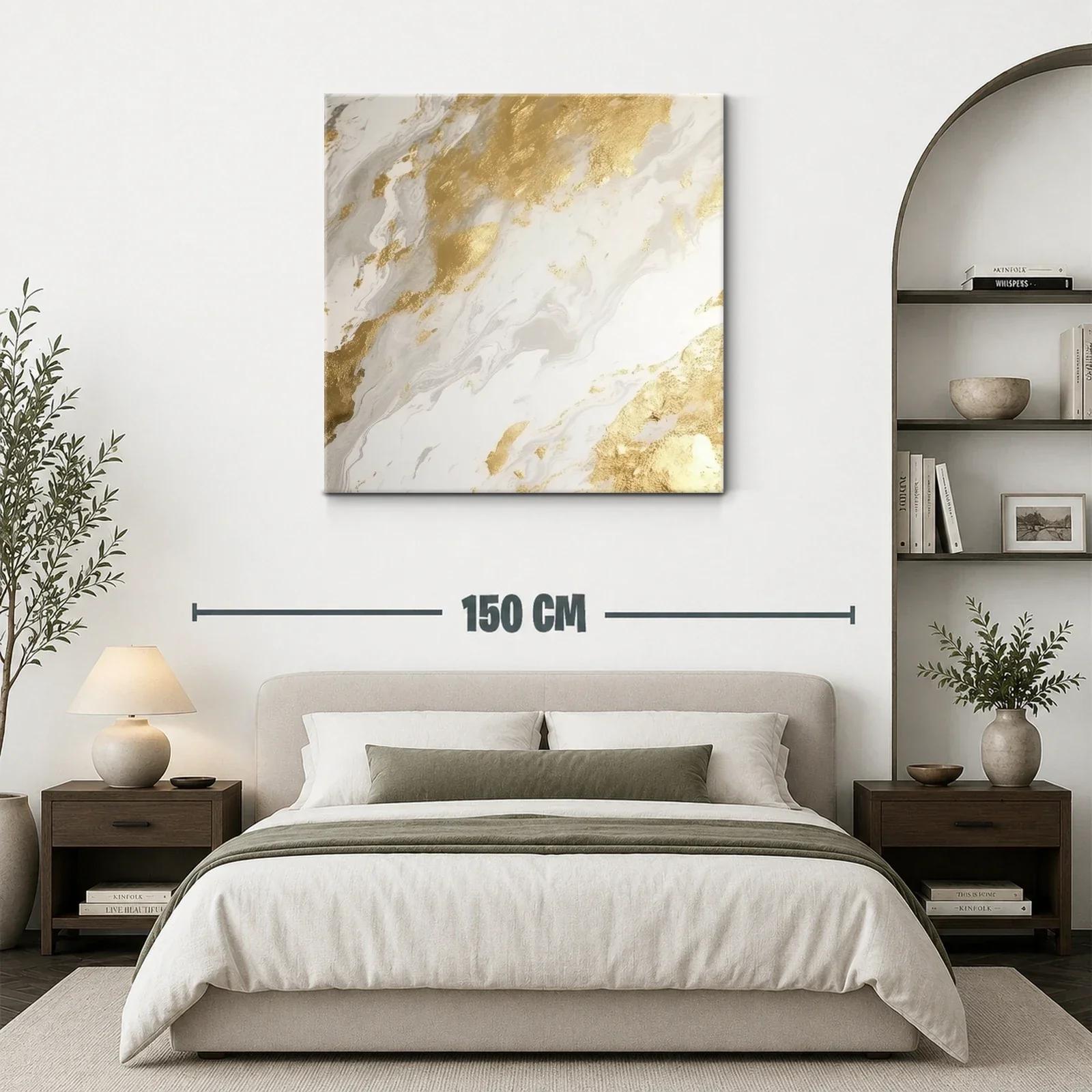 Arte abstracto con detalles en dorado para un estilo sofisticado — miniatura 3