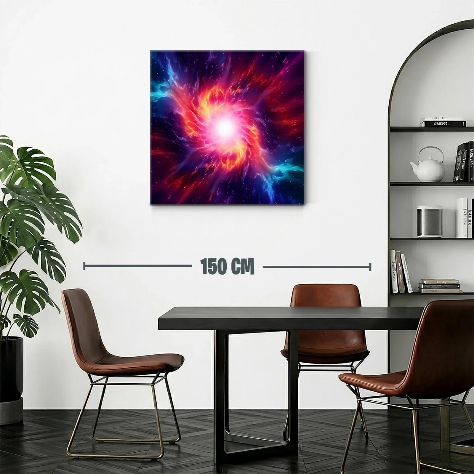 Impacto cósmico en tonos vibrantes y luminosos — miniatura 2
