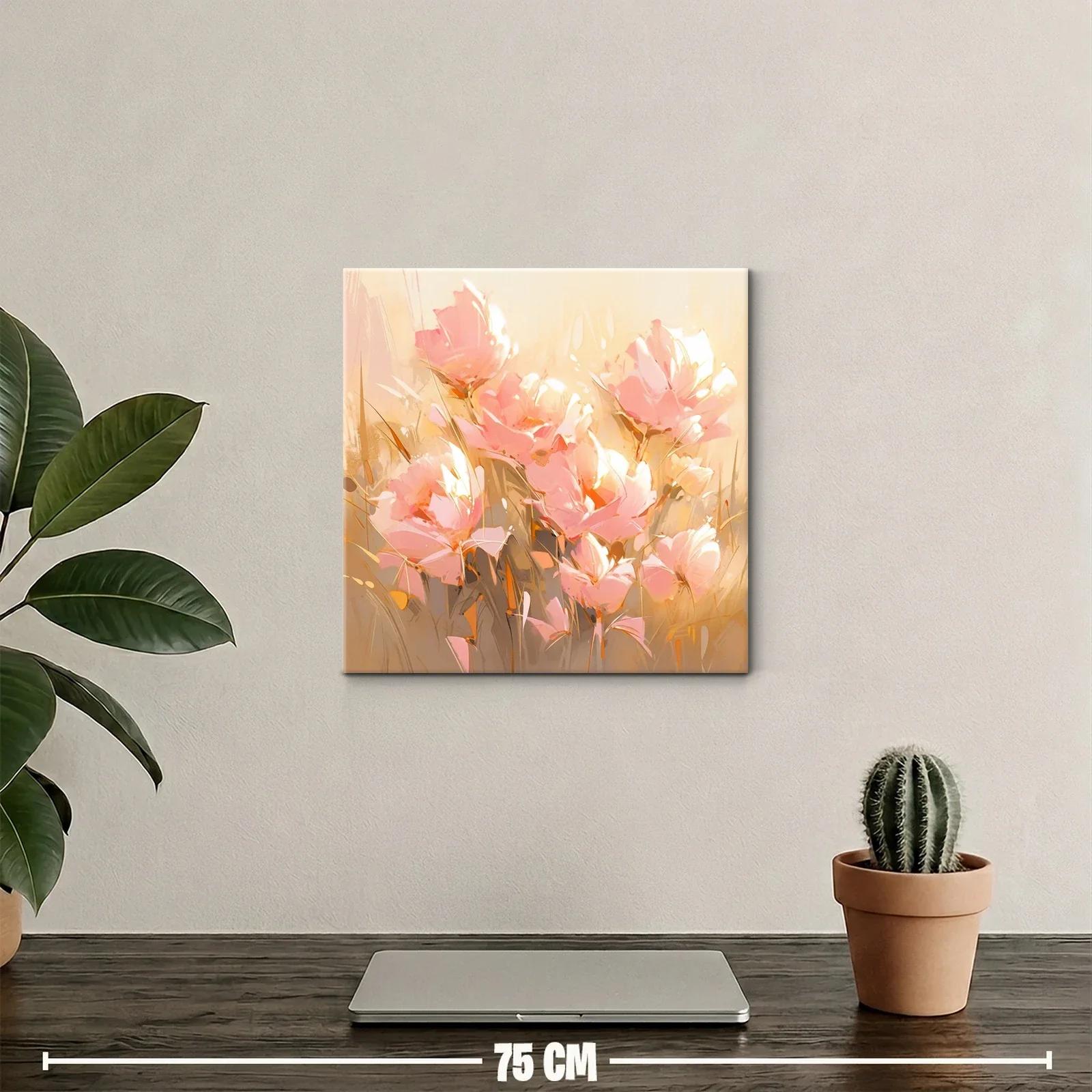 Flores delicadas en tonos pastel para ambiente sereno — miniatura 2