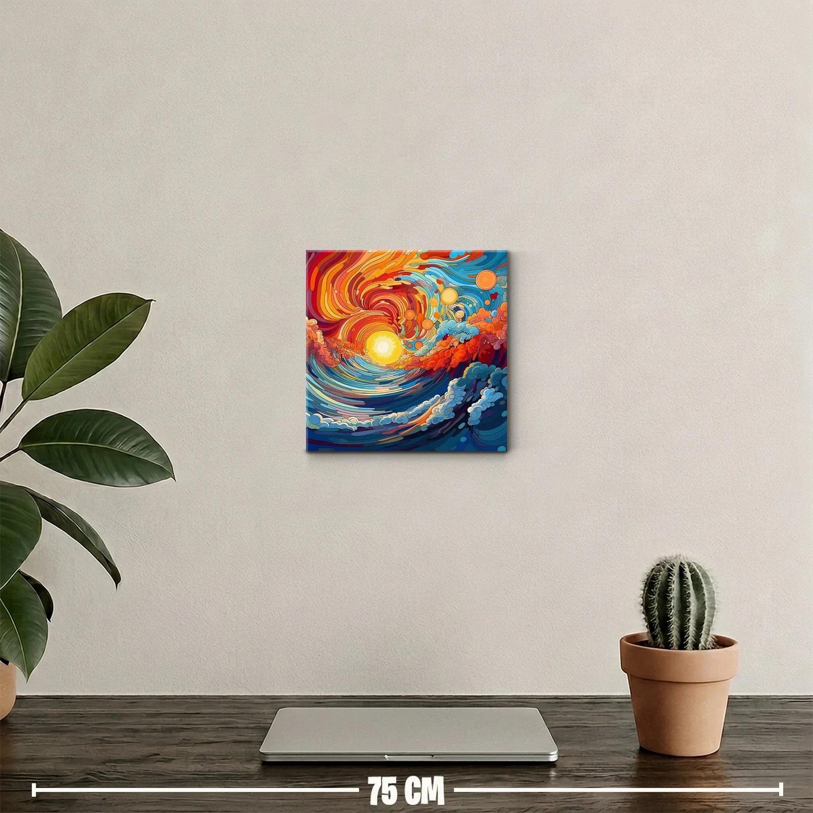 Explosión de color y movimiento abstracto vibrante — miniatura 2