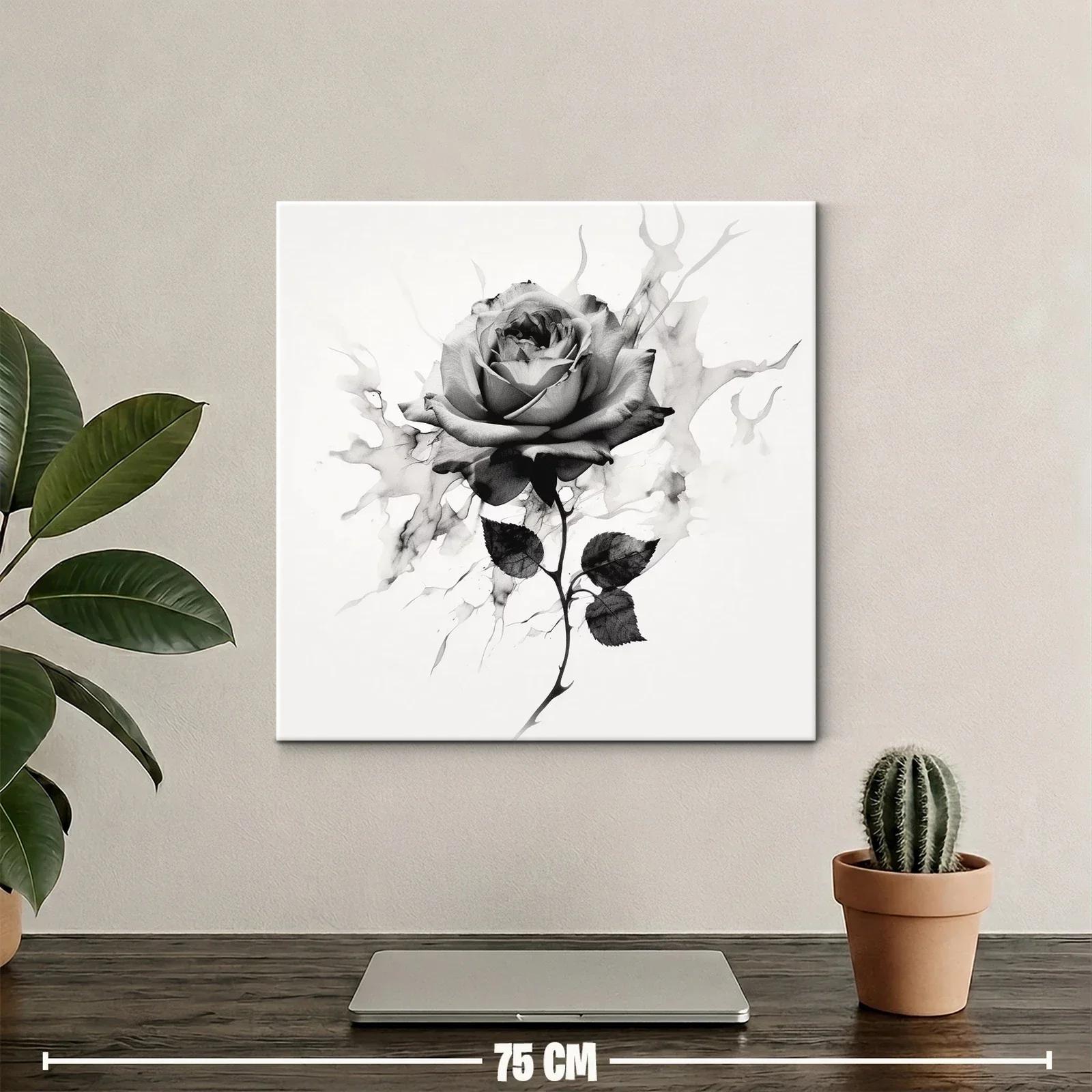 Elegancia atemporal de rosa en monocromo sutil — miniatura 2