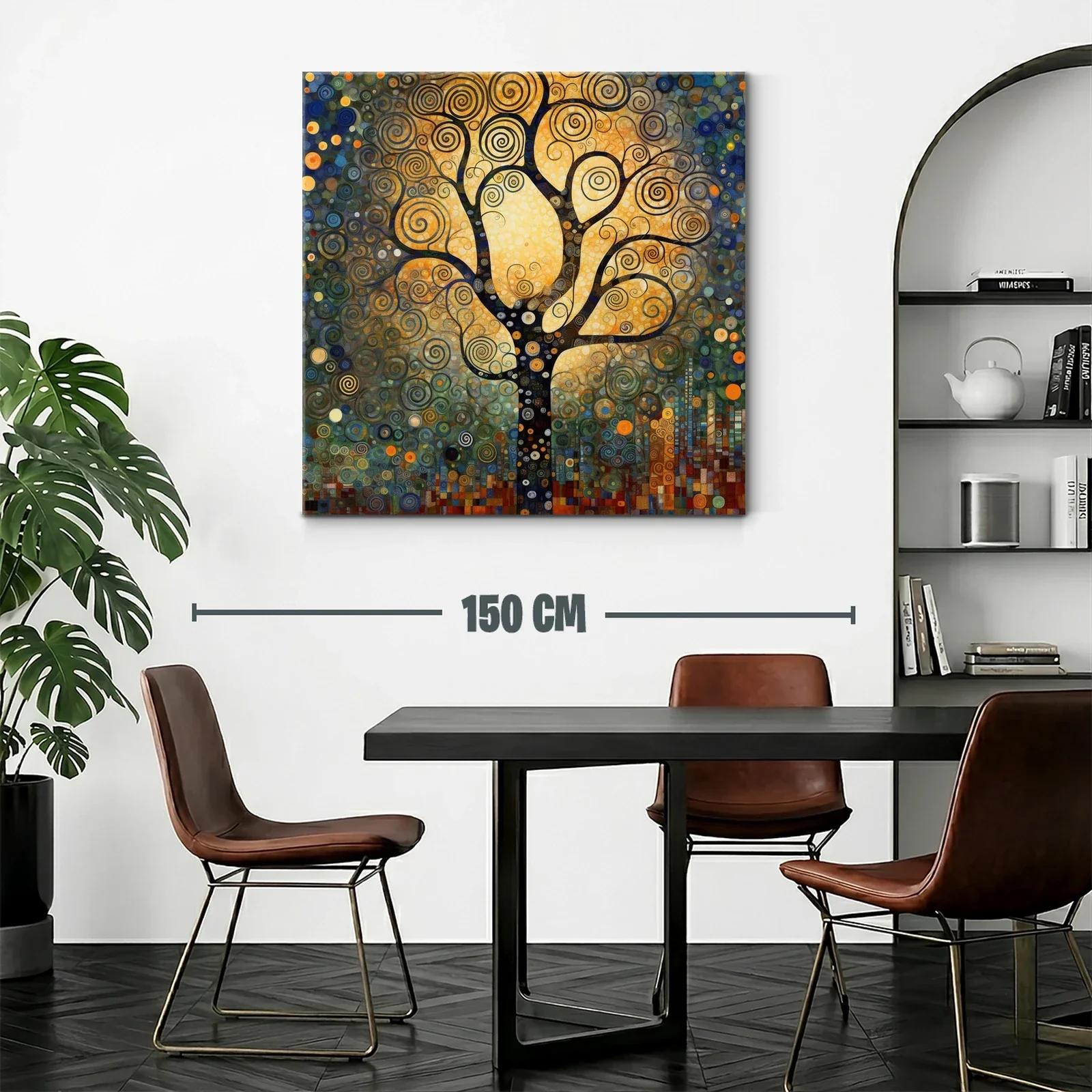 Árbol de espirales en tonos cálidos y vibrantes — miniatura 2