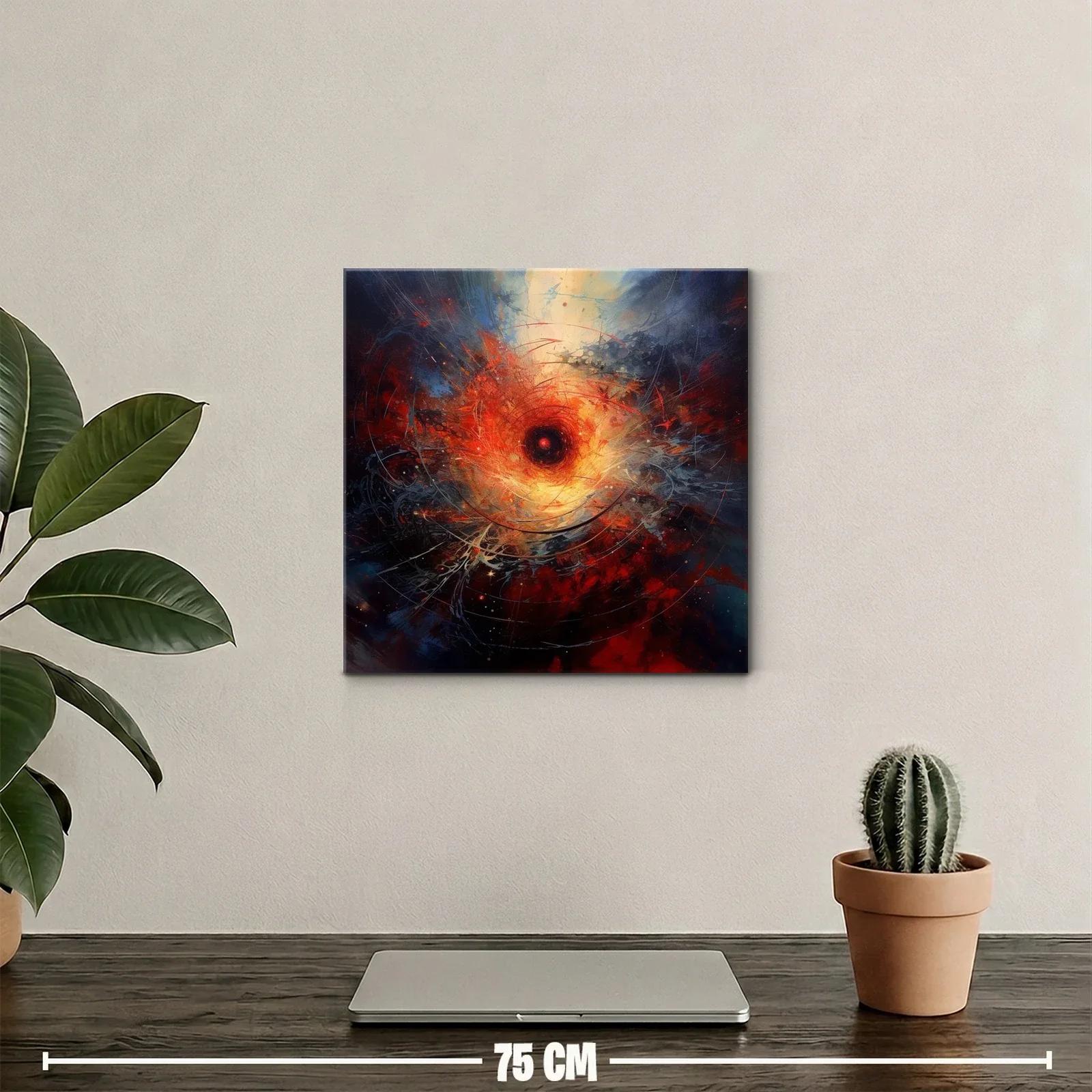 Explosión Cósmica con Tonos Intensos y Vibrantes — miniatura 2