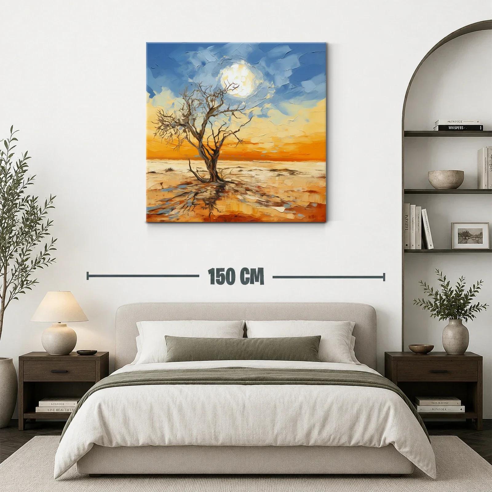 Solitaria belleza de un árbol bajo el cielo cambiante — miniatura 3