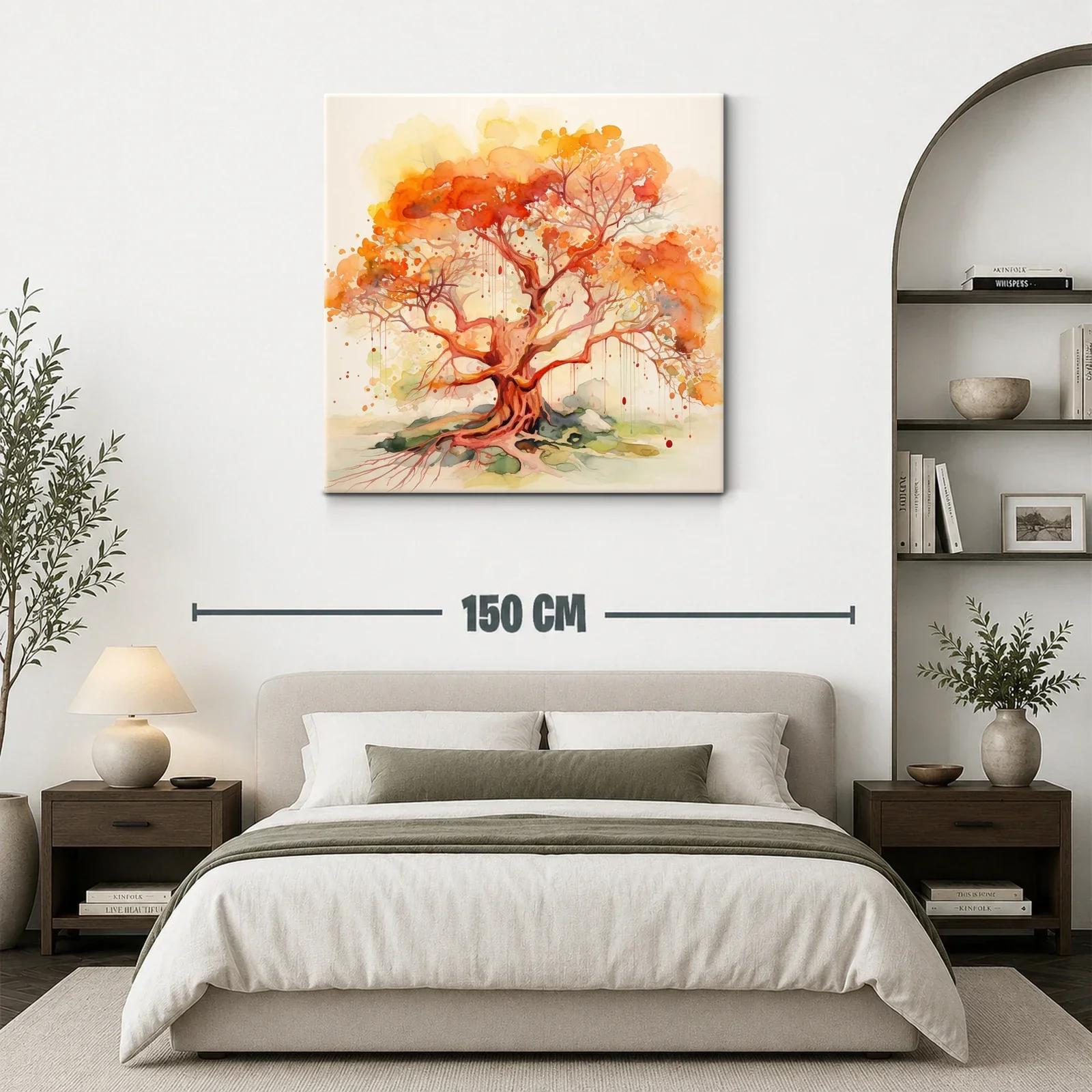 Árbol en tonos cálidos que irradian energía y vida — miniatura 3