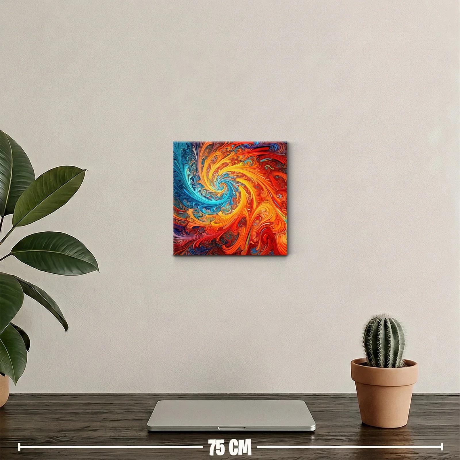 Remolino de colores vibrantes en espiral dinámica — miniatura 2